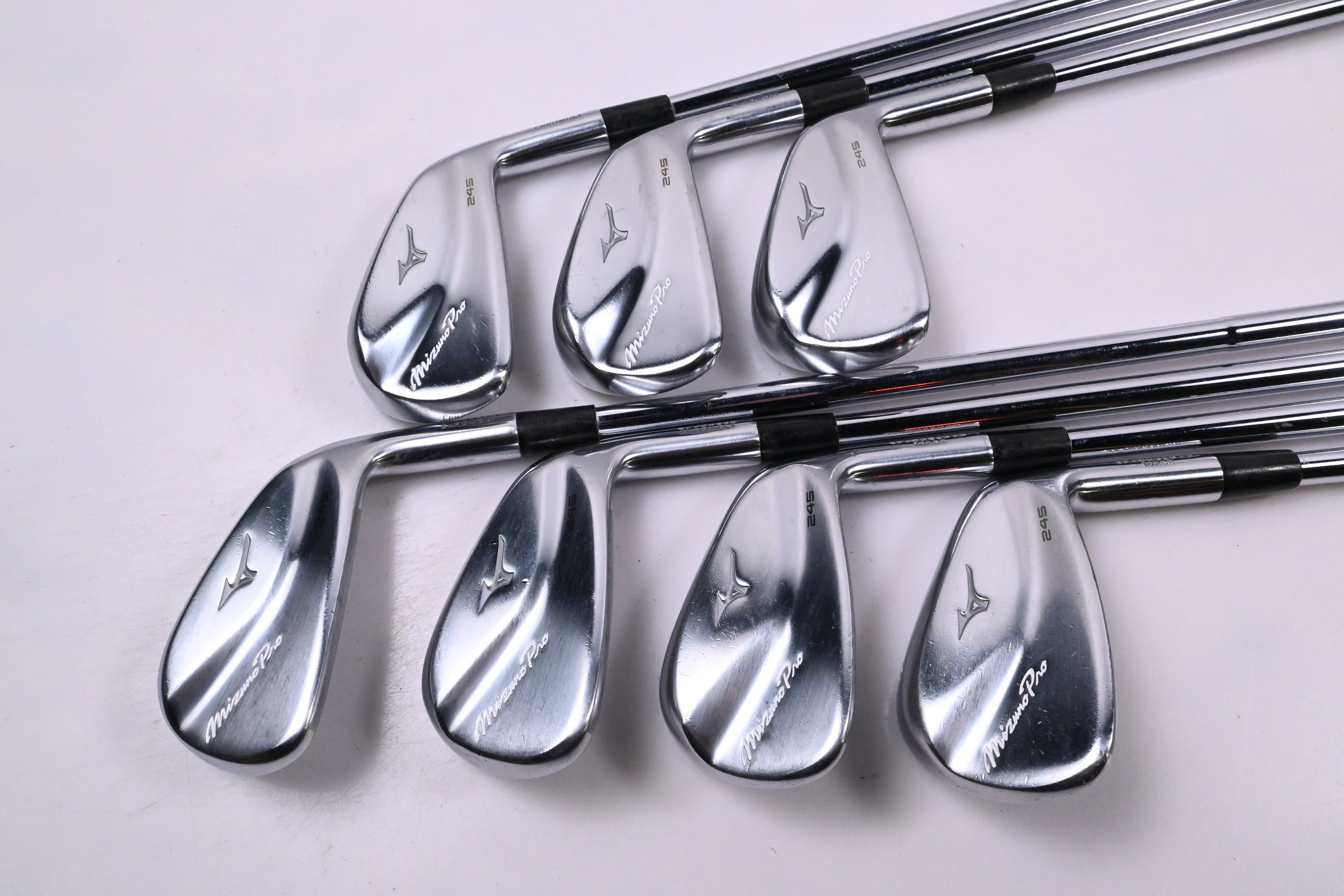 Mizuno Pro 245 Irons / 4-PW / Stiff Flex Dynamic Gold 120 S300 Shafts