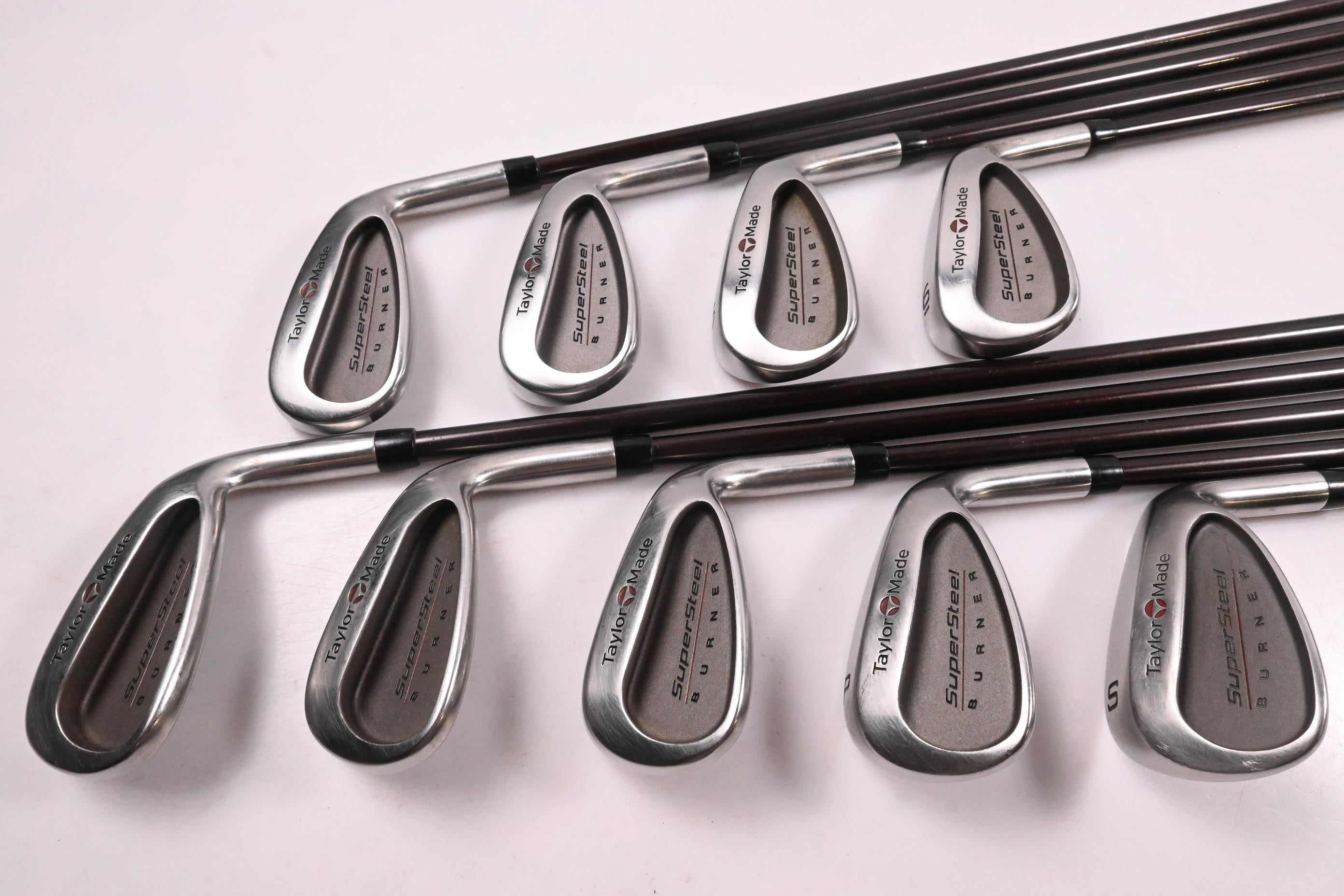 Taylormade Supersteel Irons / 3-PW+SW / Regular Flex Taylormade Bubble 80