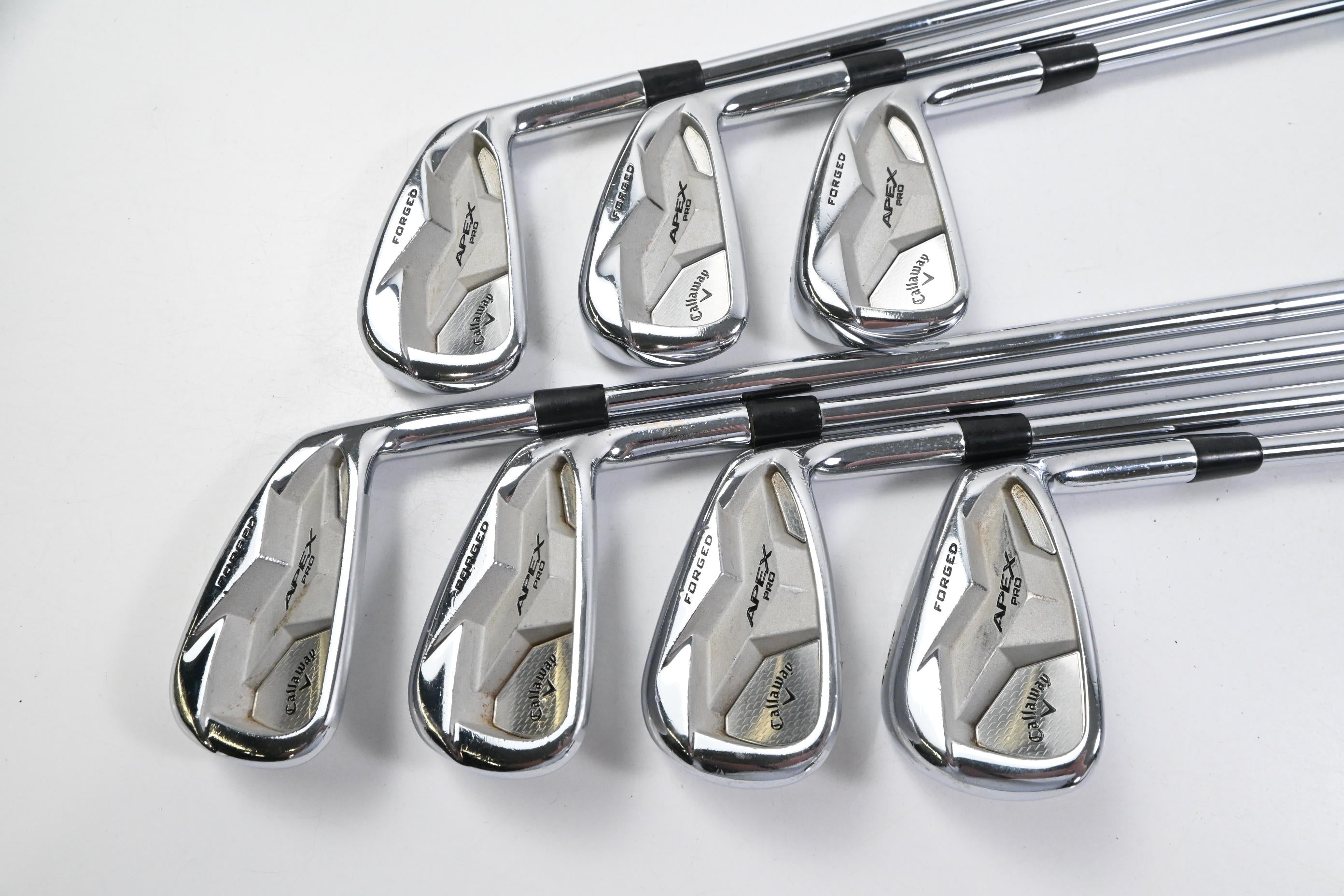 Callaway Apex Pro 19 Irons / 3-9i / Stiff Flex Dynamic Gold 120 S400 Shafts