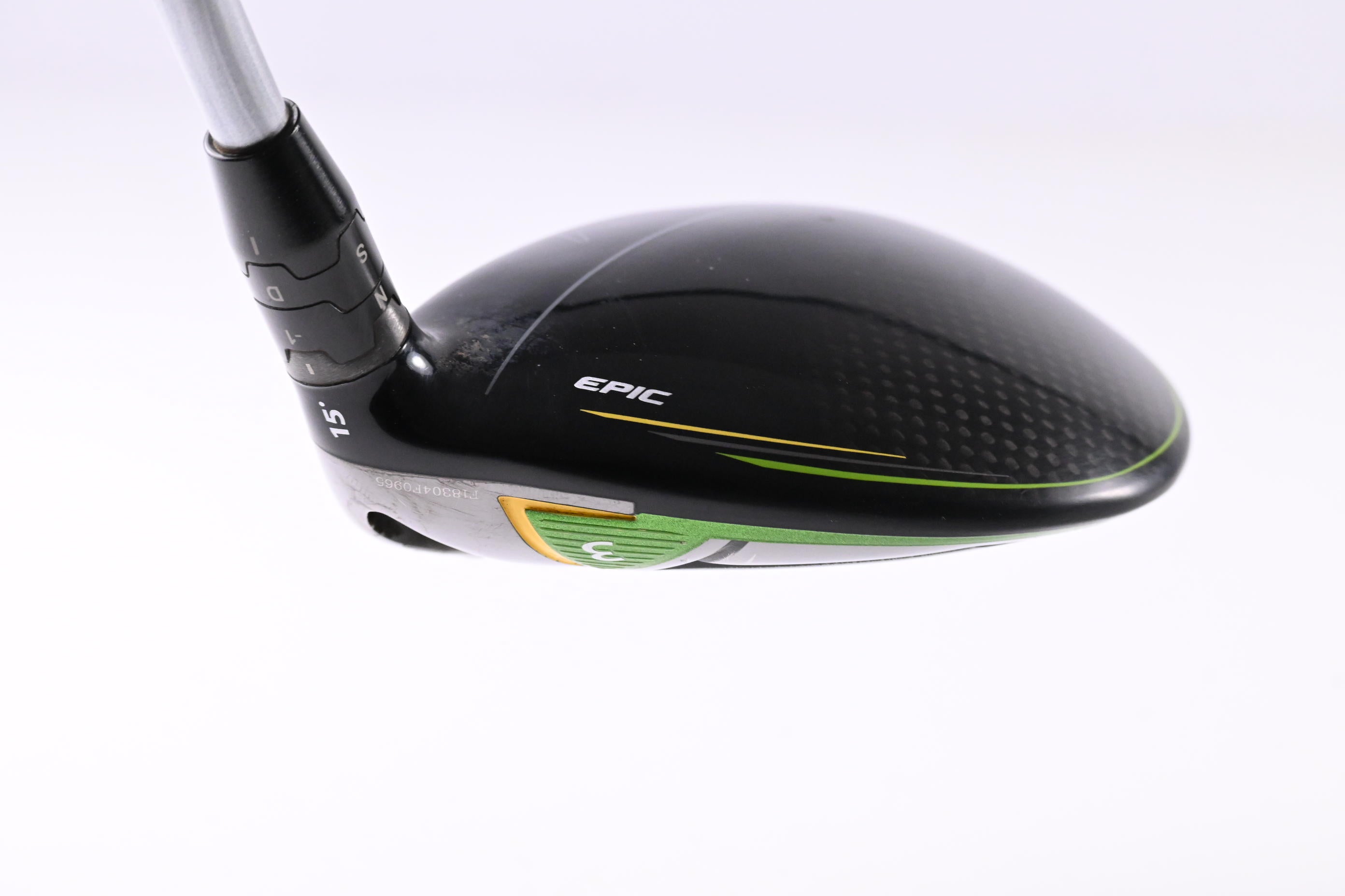 Callaway Epic Flash #3 Wood / 15 Degree / Regular Flex Evenflow Green 65