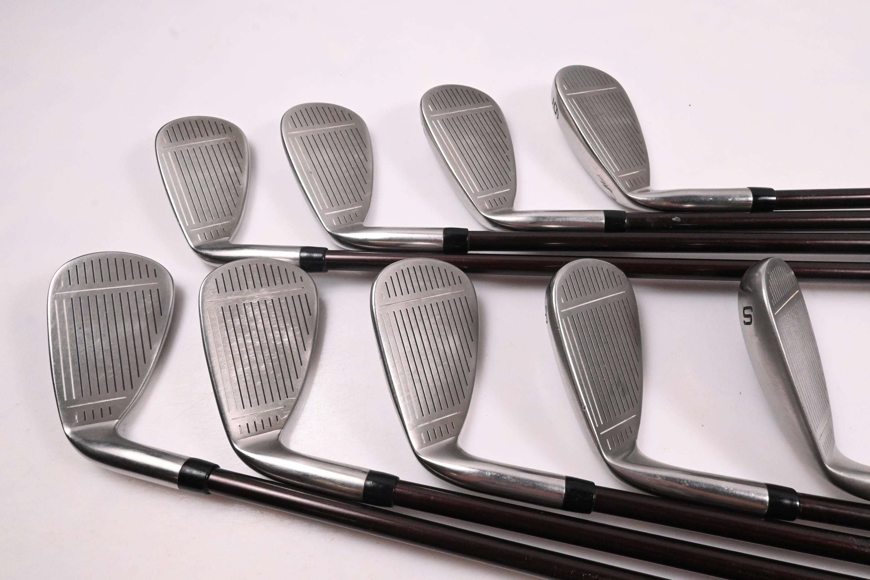 Taylormade Supersteel Irons / 3-PW+SW / Regular Flex Taylormade Bubble 80