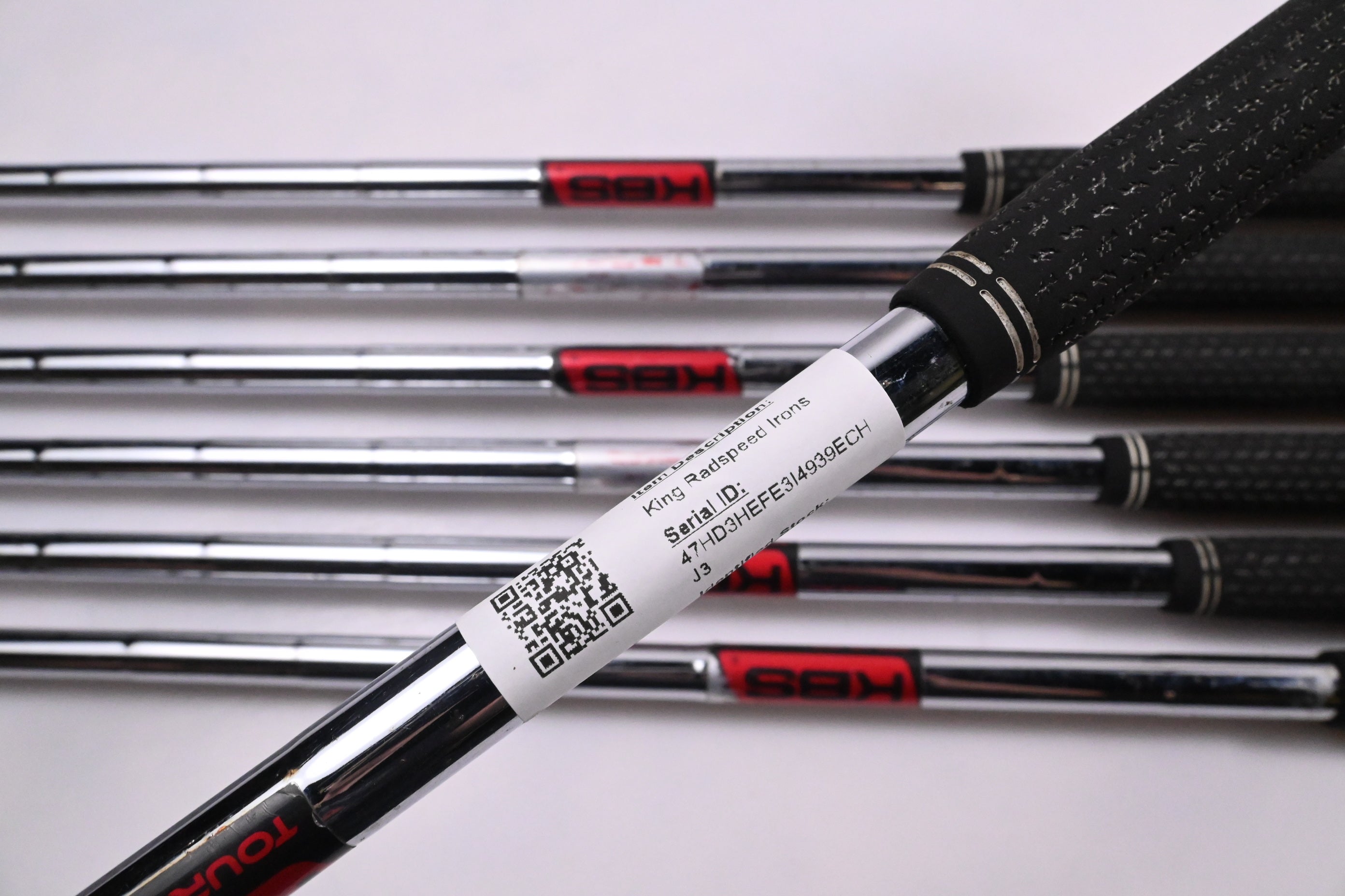 Cobra King Radspeed Irons / 5-PW+GW / Stiff Flex KBS Tour 90 Shafts