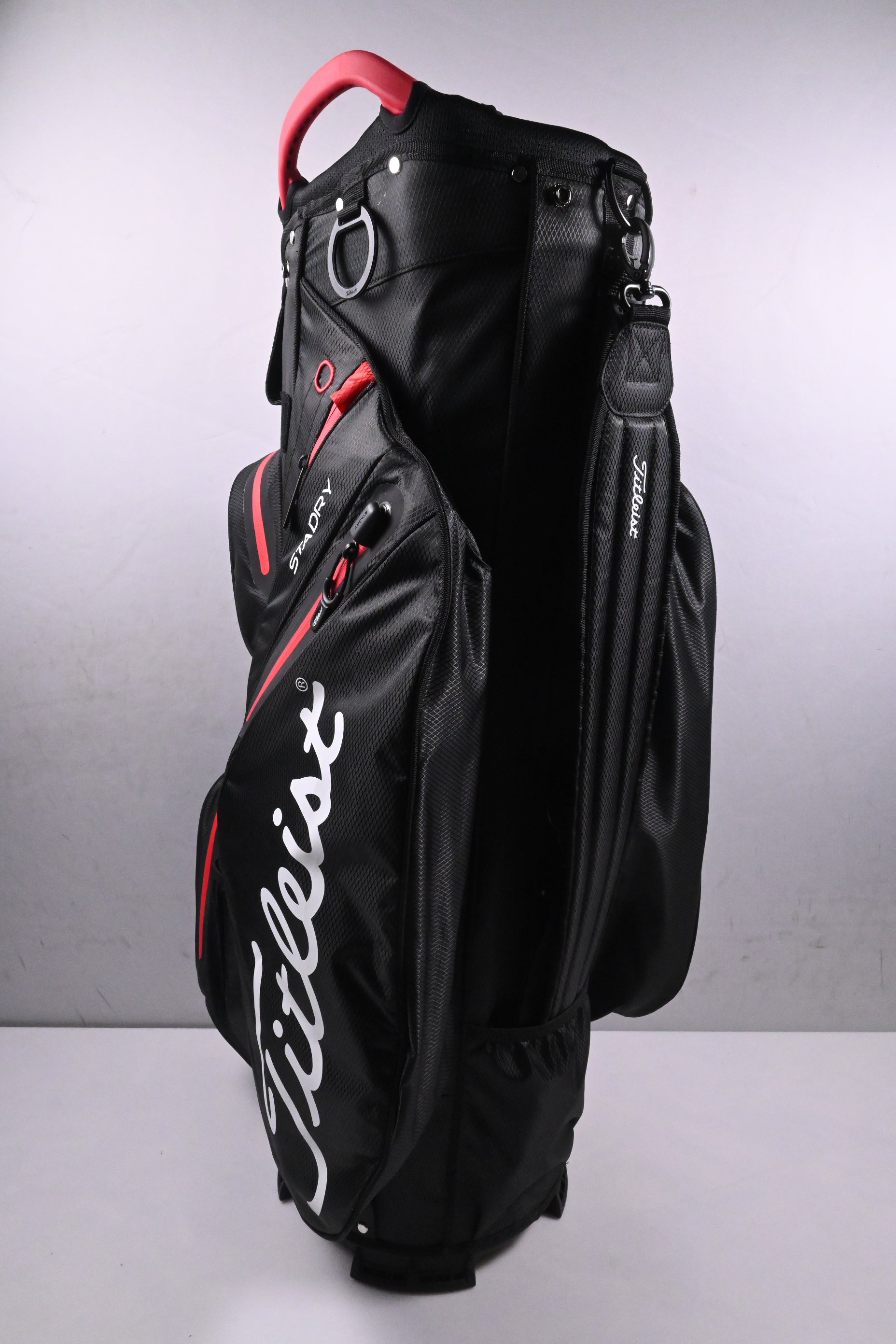 Titleist Cart 14 SatDry Cart Bag / 14-Way Divider / Black, Red