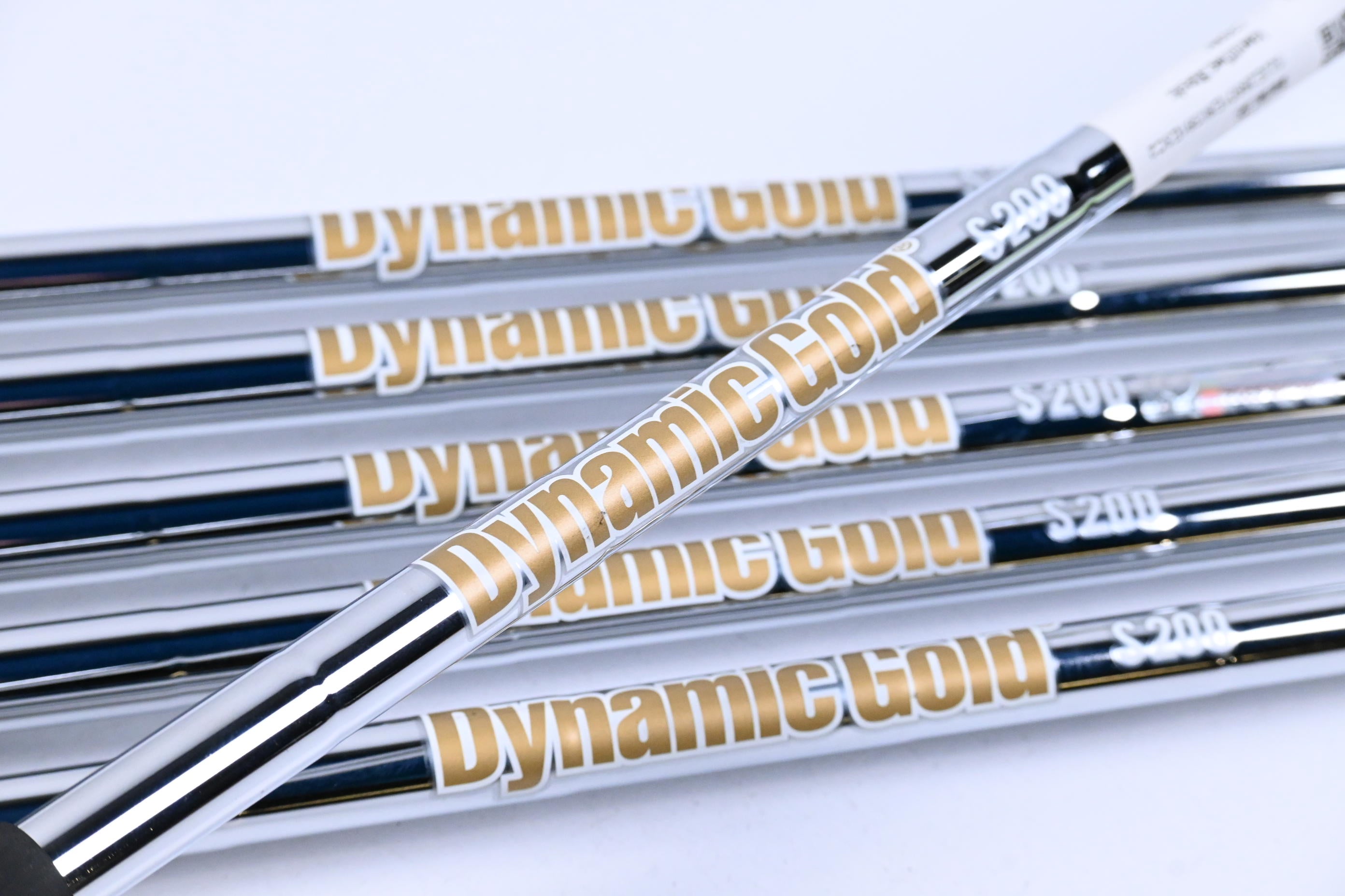 Dynamic Gold S200 Iron Shafts / Stiff Flex / Set of 6 / .355 Tip