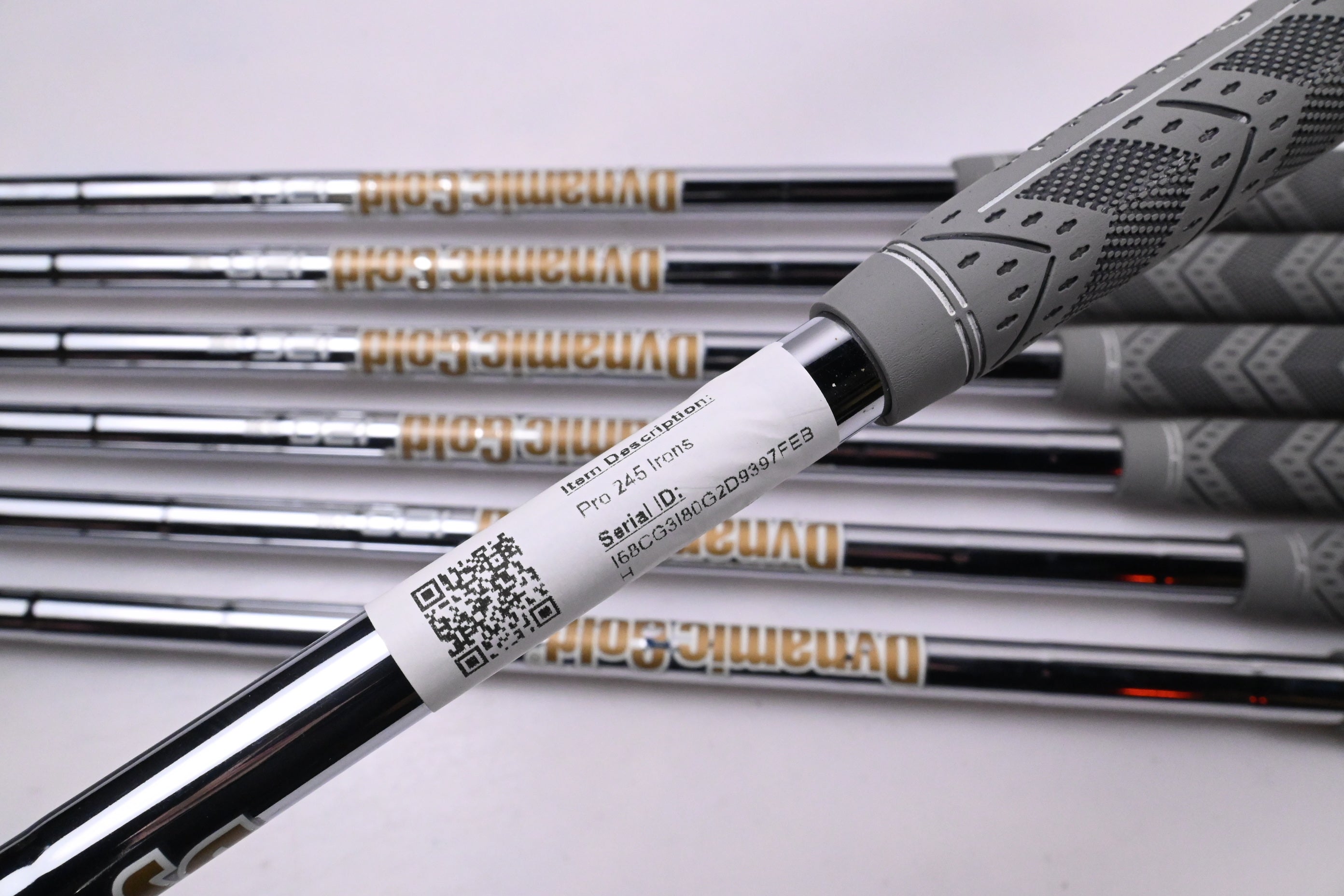 Mizuno Pro 245 Irons / 4-PW / Stiff Flex Dynamic Gold 120 S300 Shafts