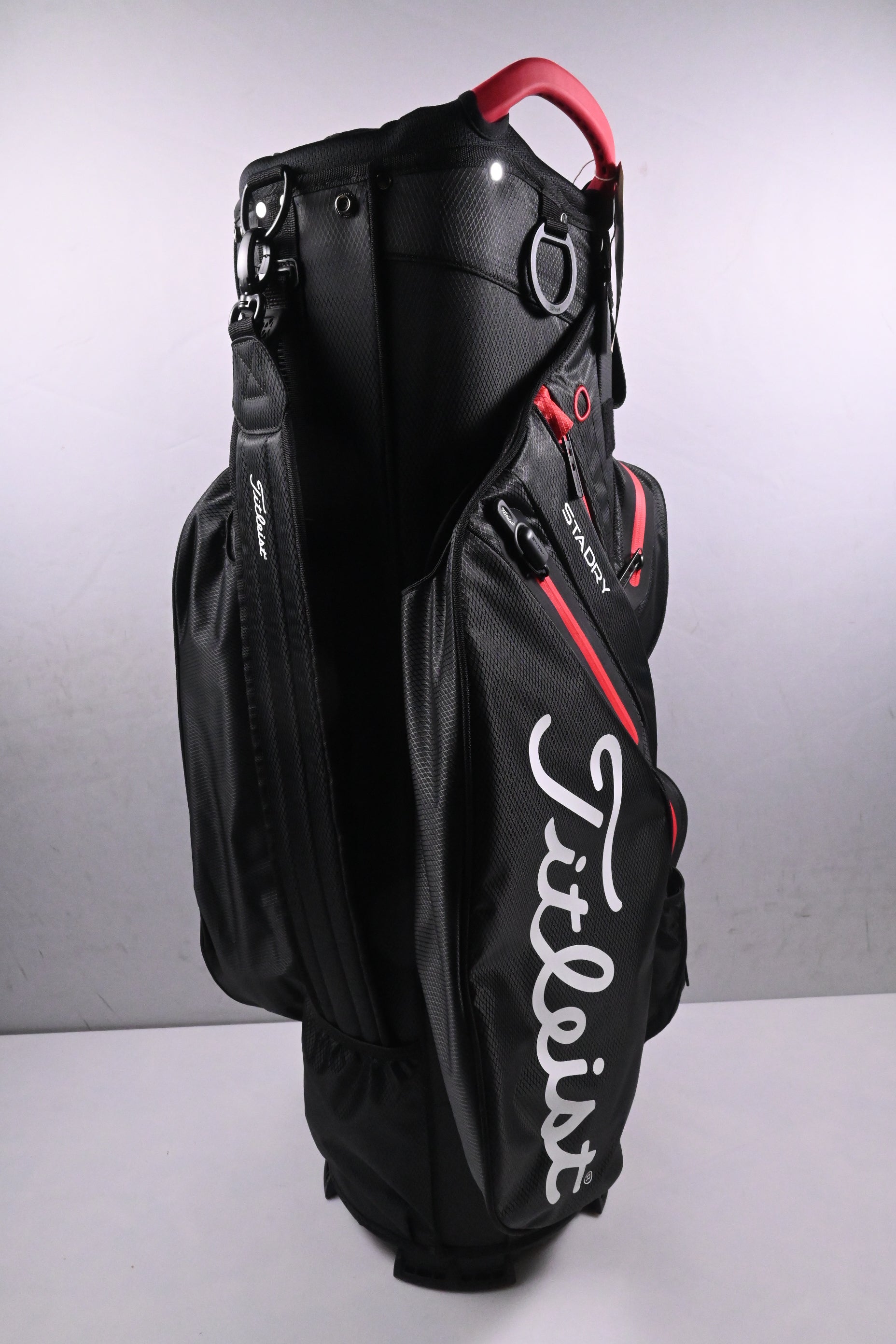 Titleist Cart 14 SatDry Cart Bag / 14-Way Divider / Black, Red