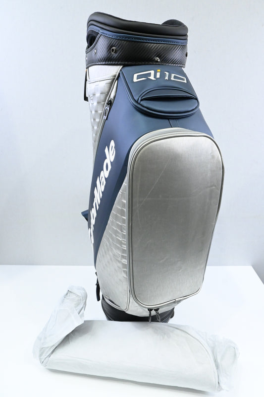 Taylormade Qi10 Tour Bag / 6-Way Divider / Silver, Blue