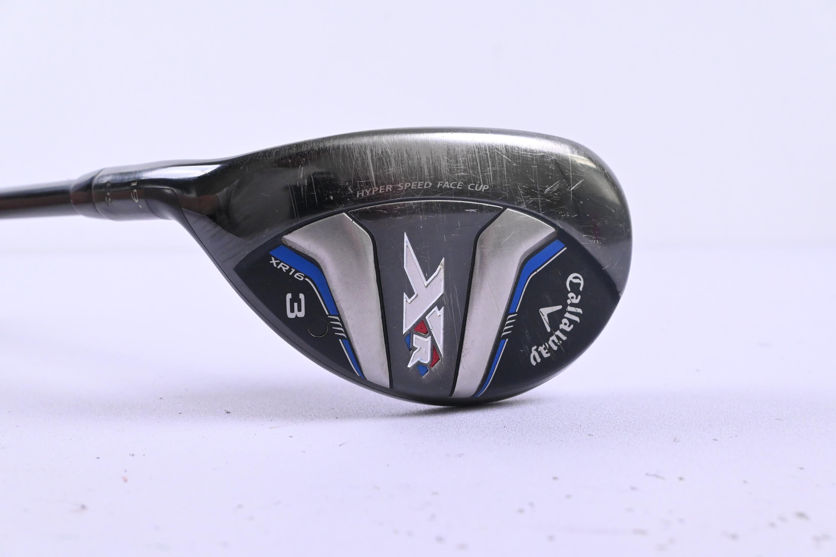 Left Hand Callaway XR16 OS #3 Hybrid / 19 Degree / Stiff Flex Fubuki AT60 Shaft