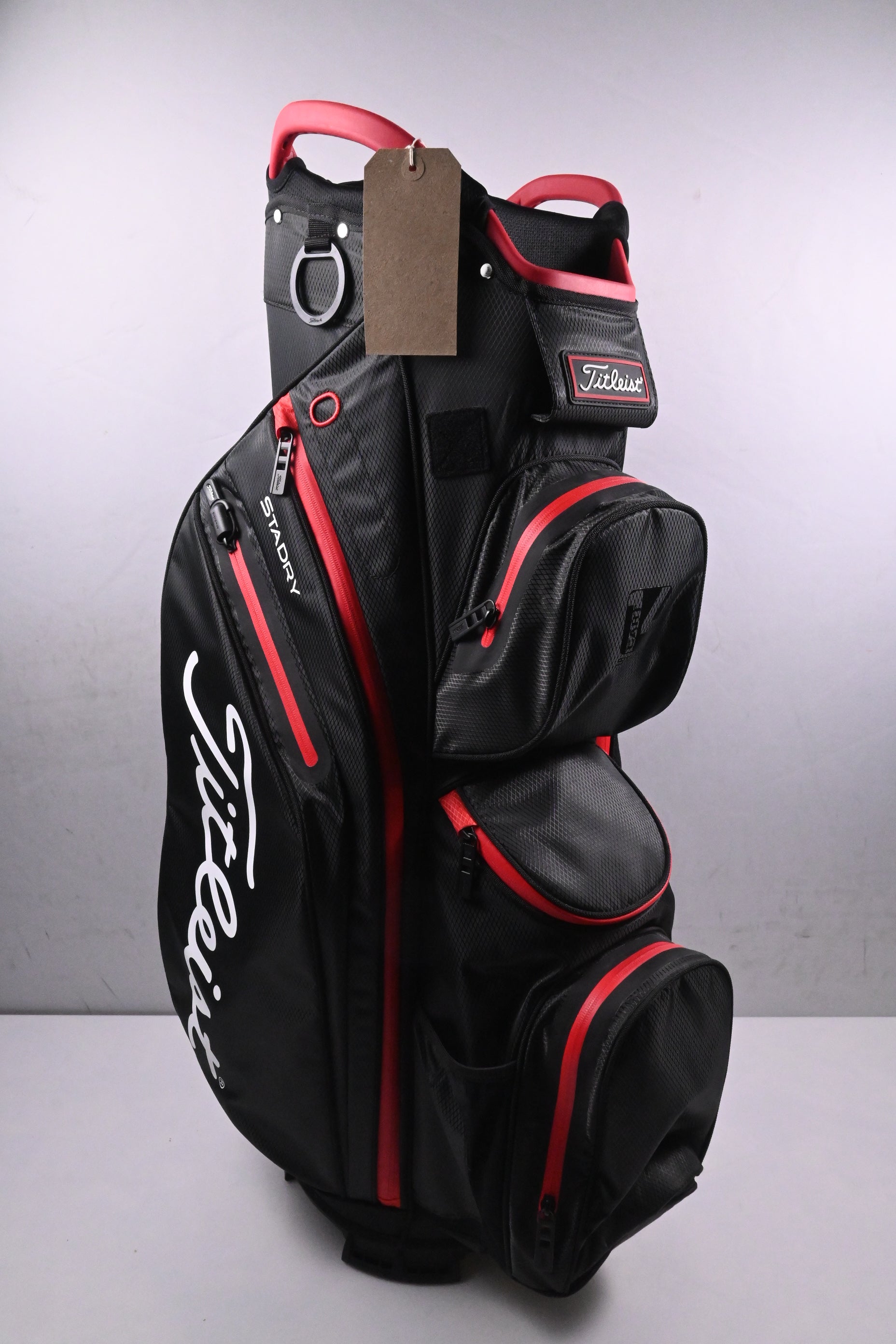 Titleist Cart 14 SatDry Cart Bag / 14-Way Divider / Black, Red