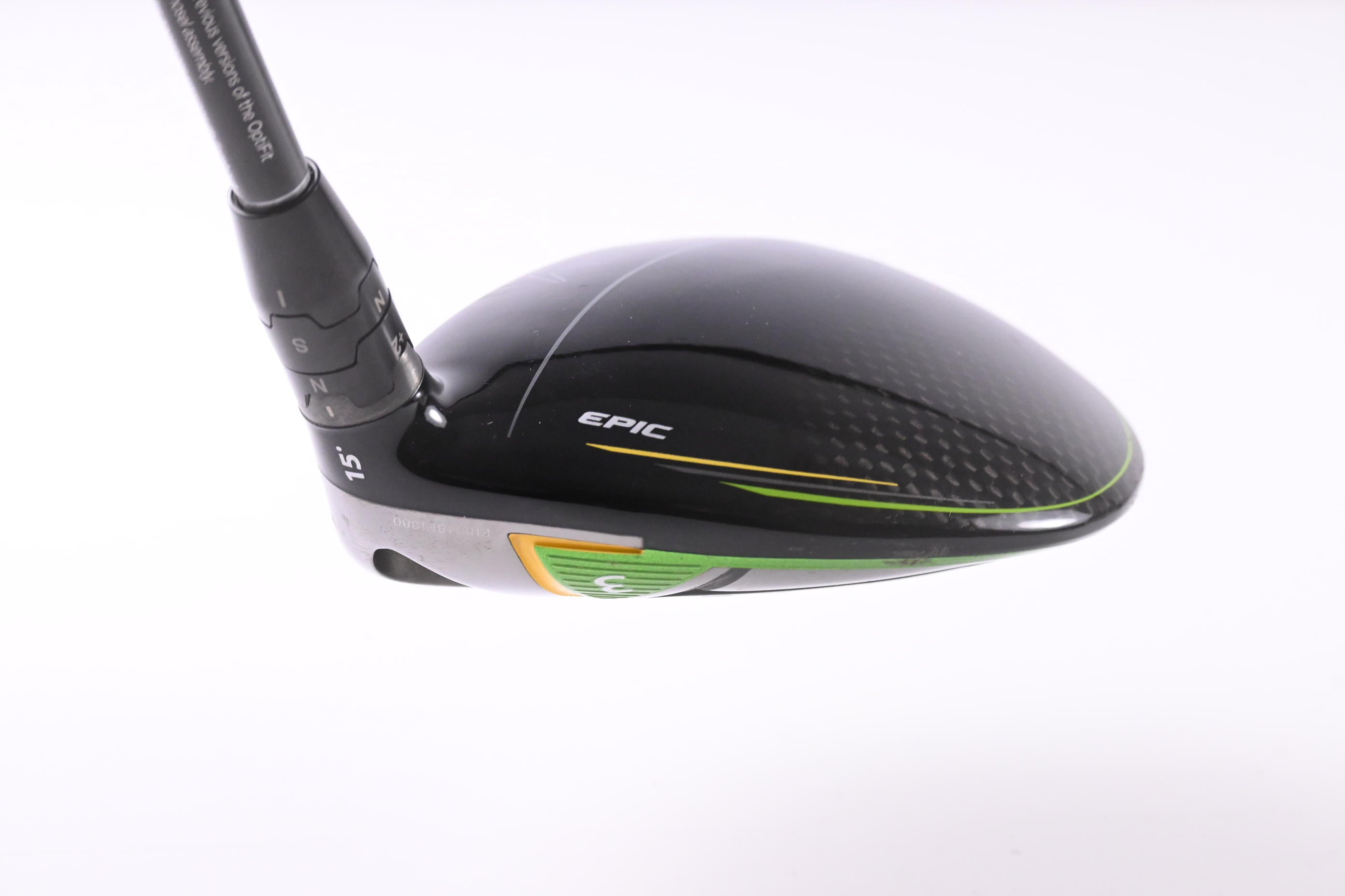 Callaway Epic Flash #3 Wood / 15 Degree / Senior Flex Evenflow Silver 55 Shaft