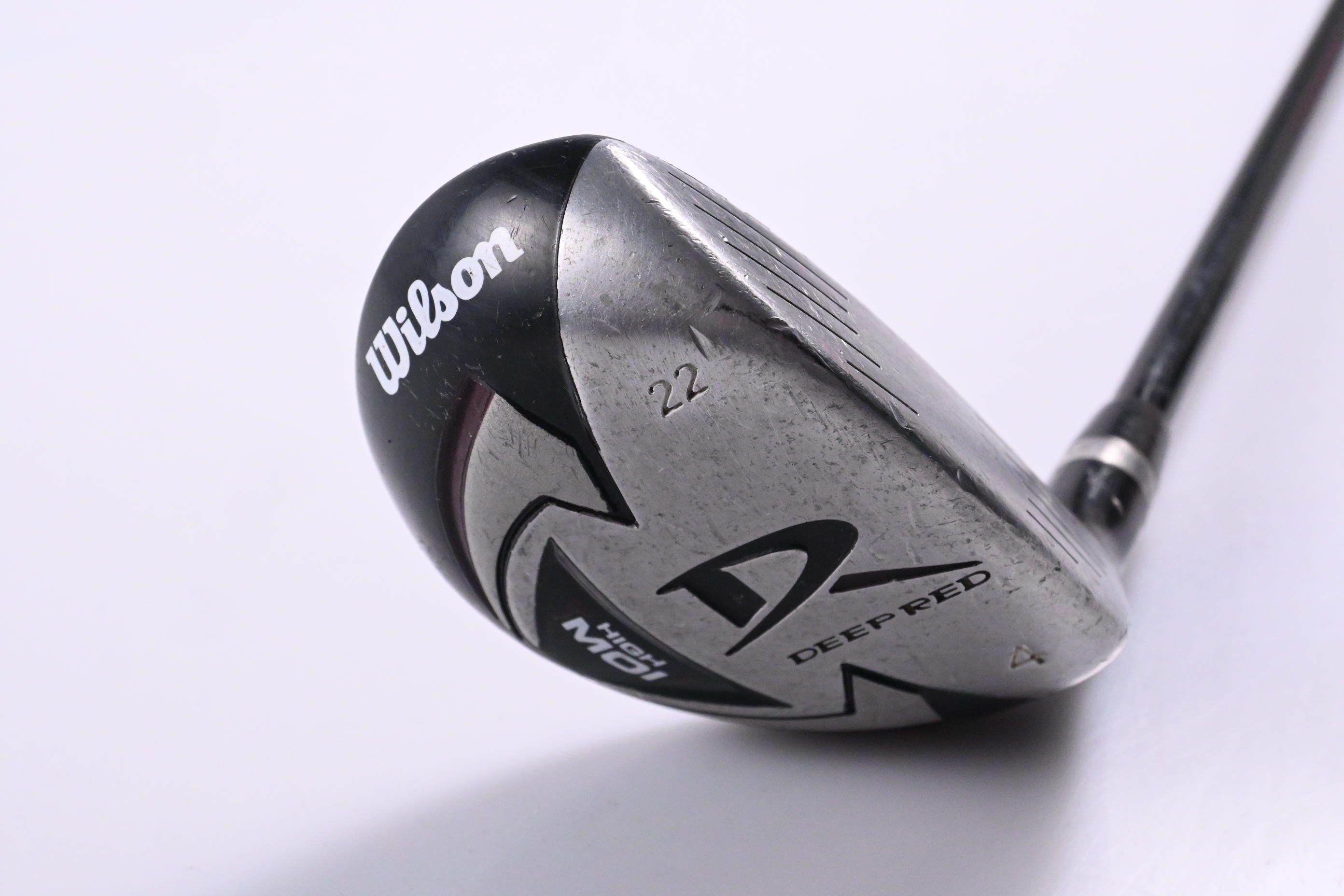 Wilson Deep Red #4 Hybrid / 22 Degree / Stiff Flex Wilson Deep Red Shaft