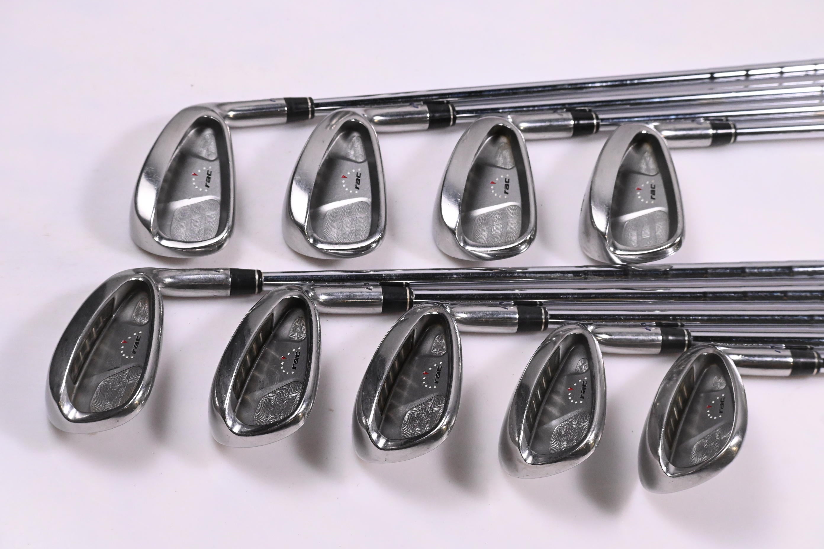Taylormade RAC HT Irons / 3-PW+GW+SW / Stiff Flex N.S.Pro 850GH / No #7 Iron