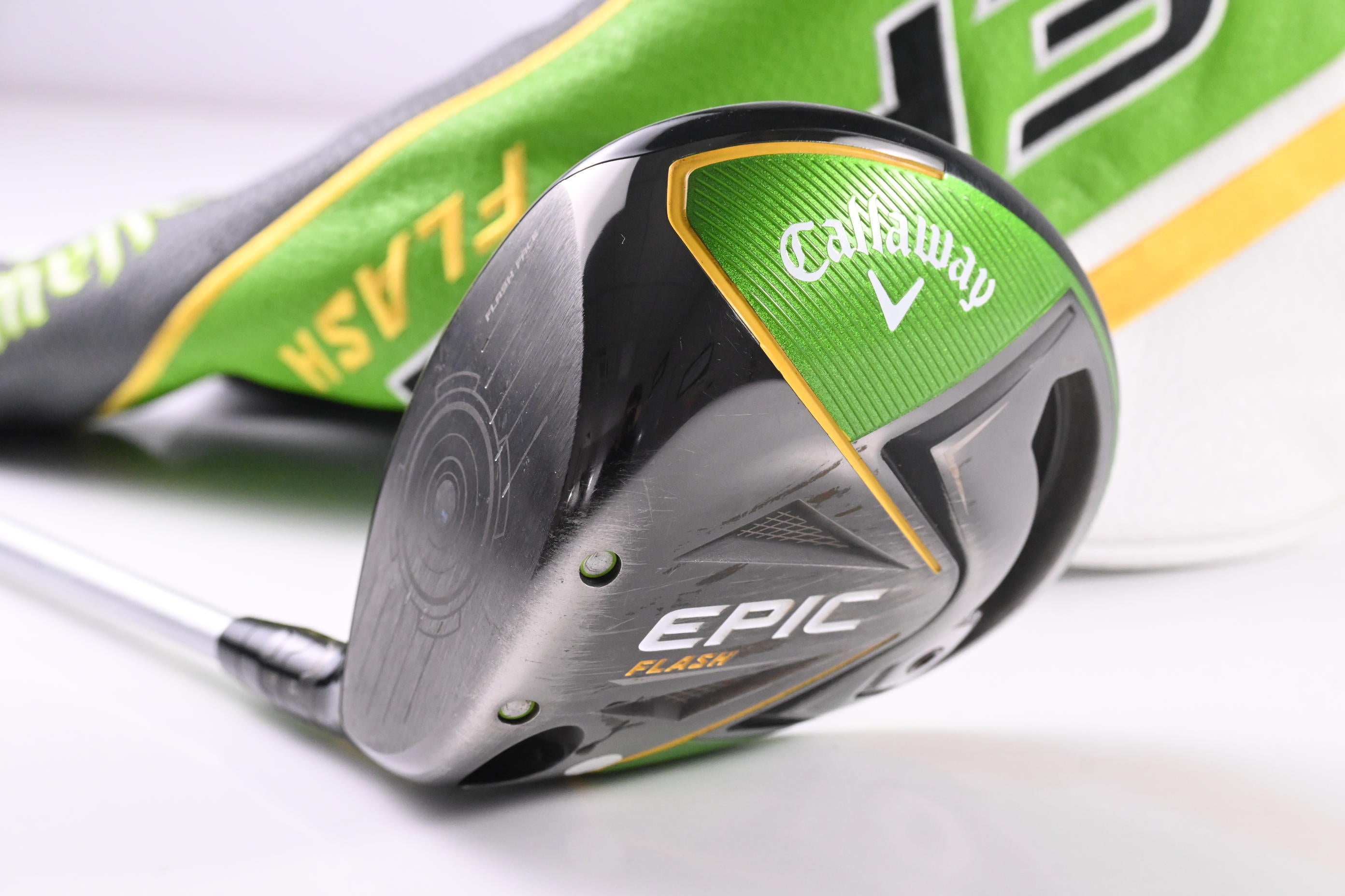 Callaway Epic Flash Driver / 9 Degree / Regular Flex Evenflow Green 55 Shaft