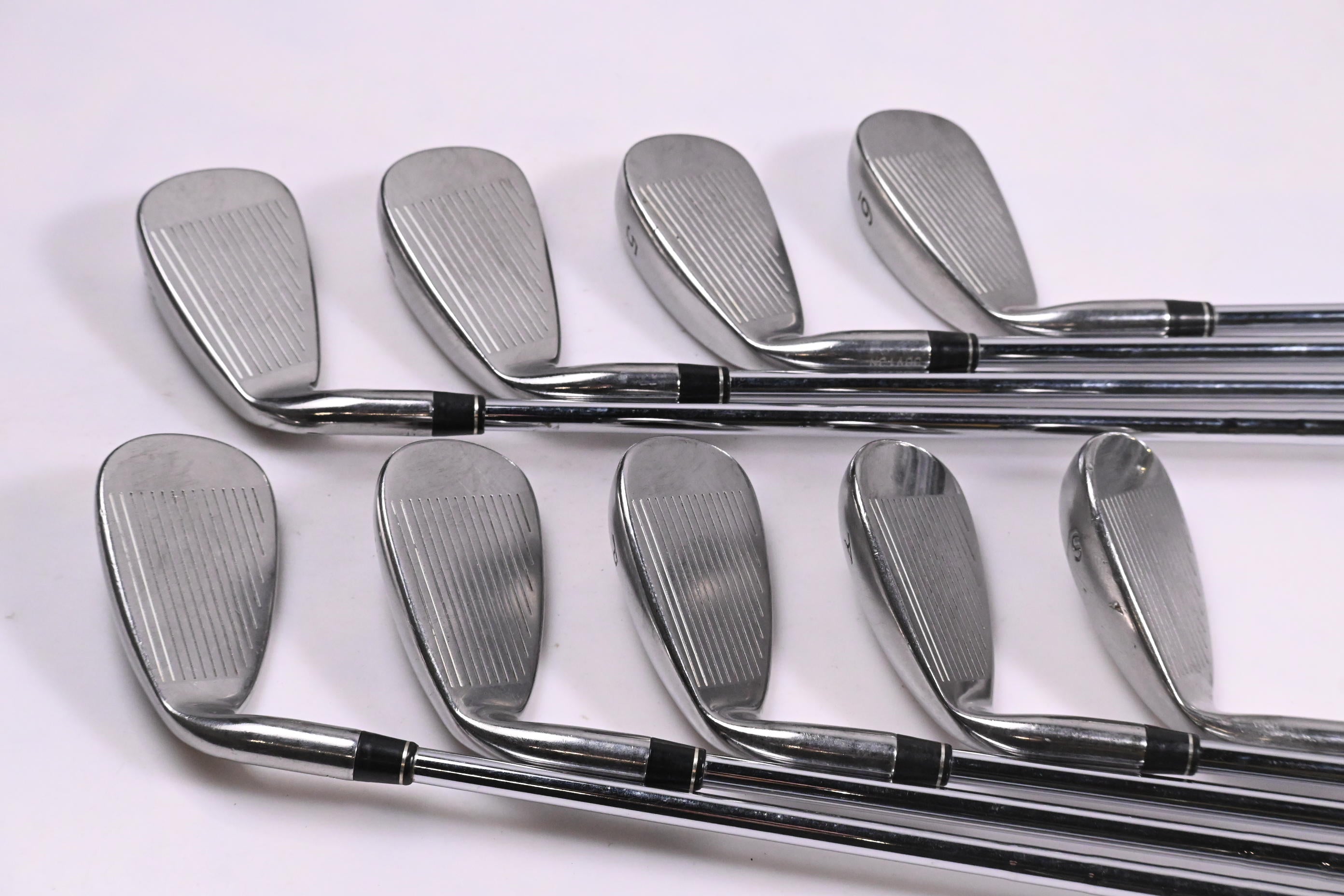 Taylormade RAC HT Irons / 3-PW+GW+SW / Stiff Flex N.S.Pro 850GH / No #7 Iron