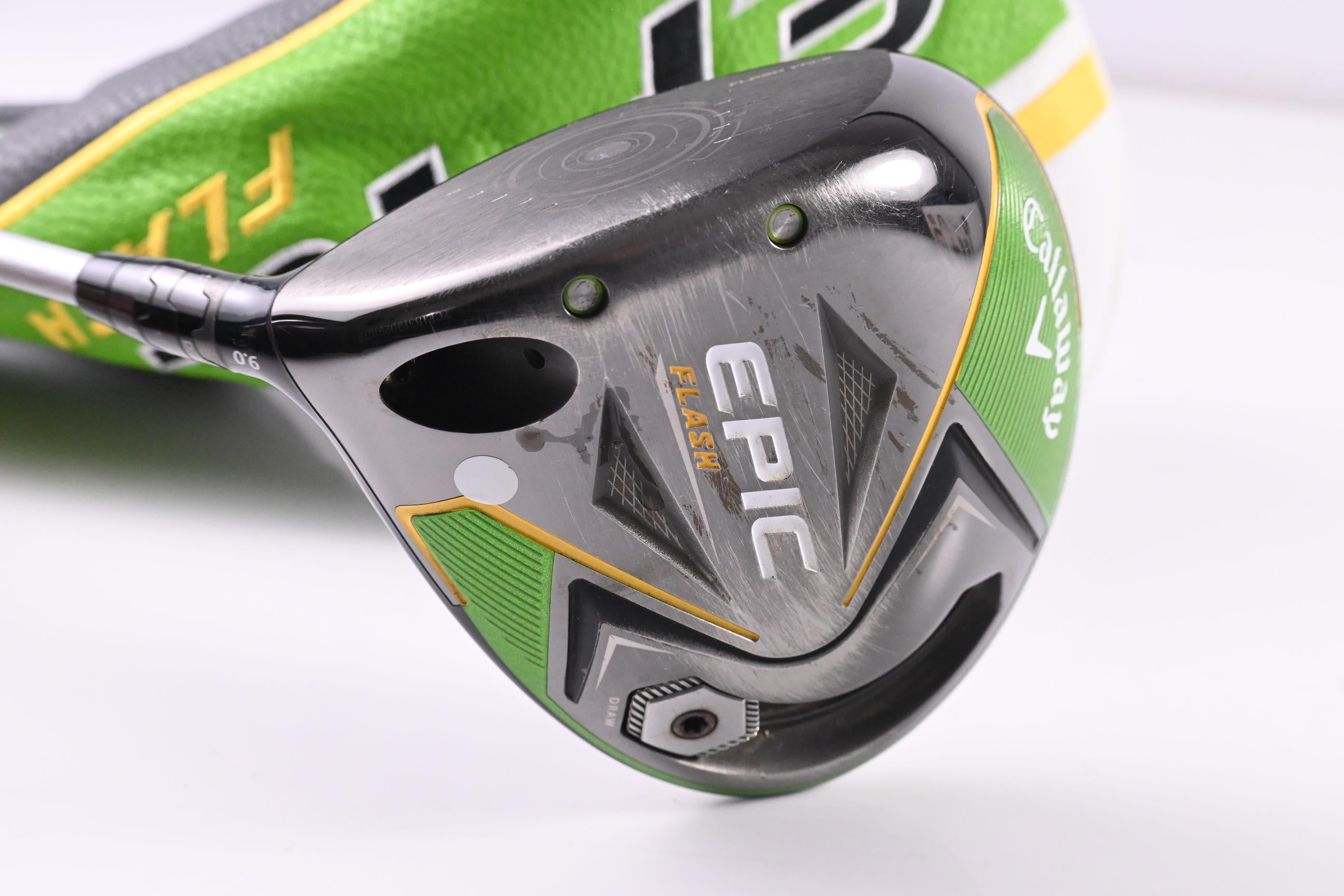 Callaway Epic Flash Driver / 9 Degree / Regular Flex Evenflow Green 55 Shaft