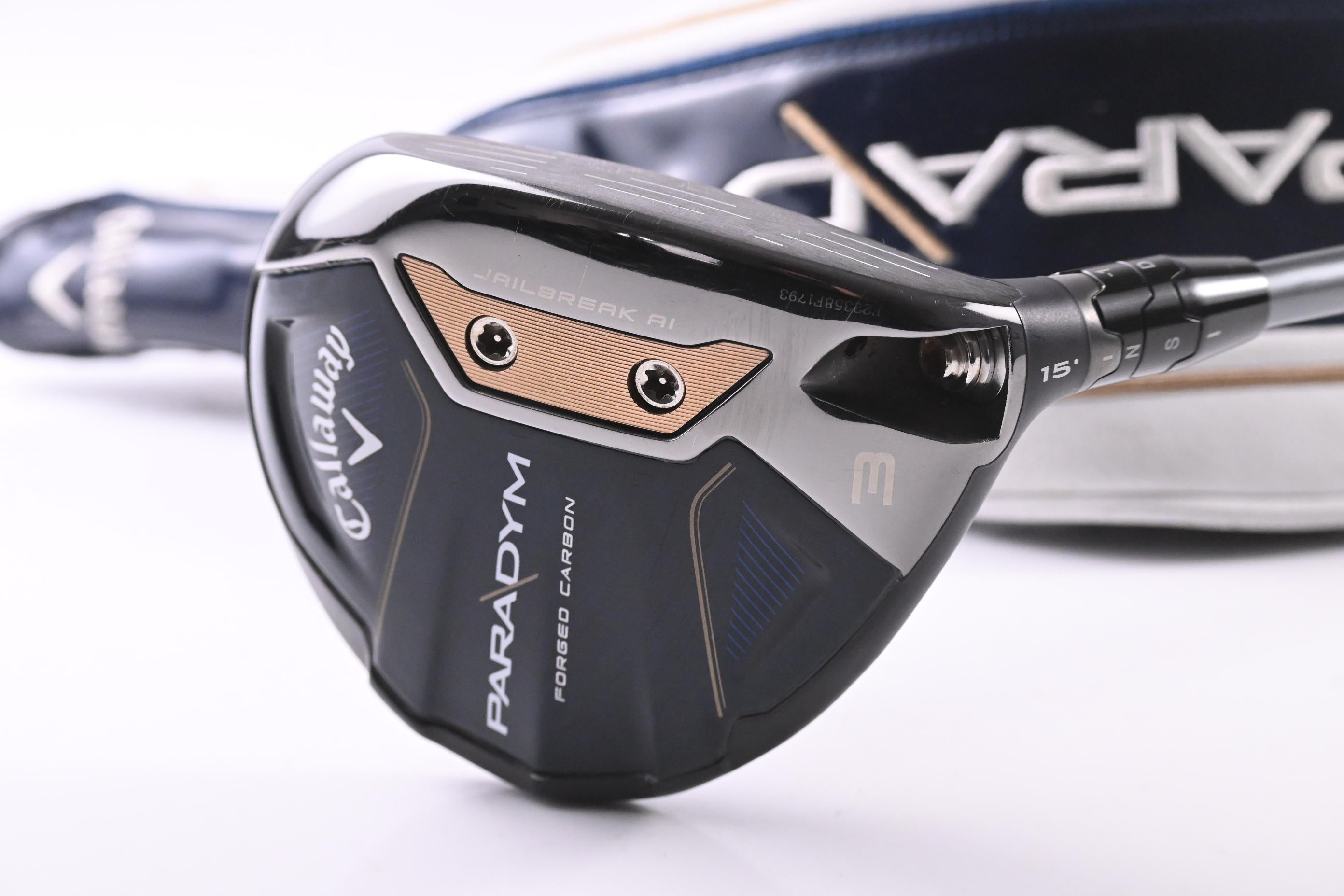 Callaway Paradym #3 Wood / 15 Degree / Stiff Flex HZRDUS Silver 70 Shaft