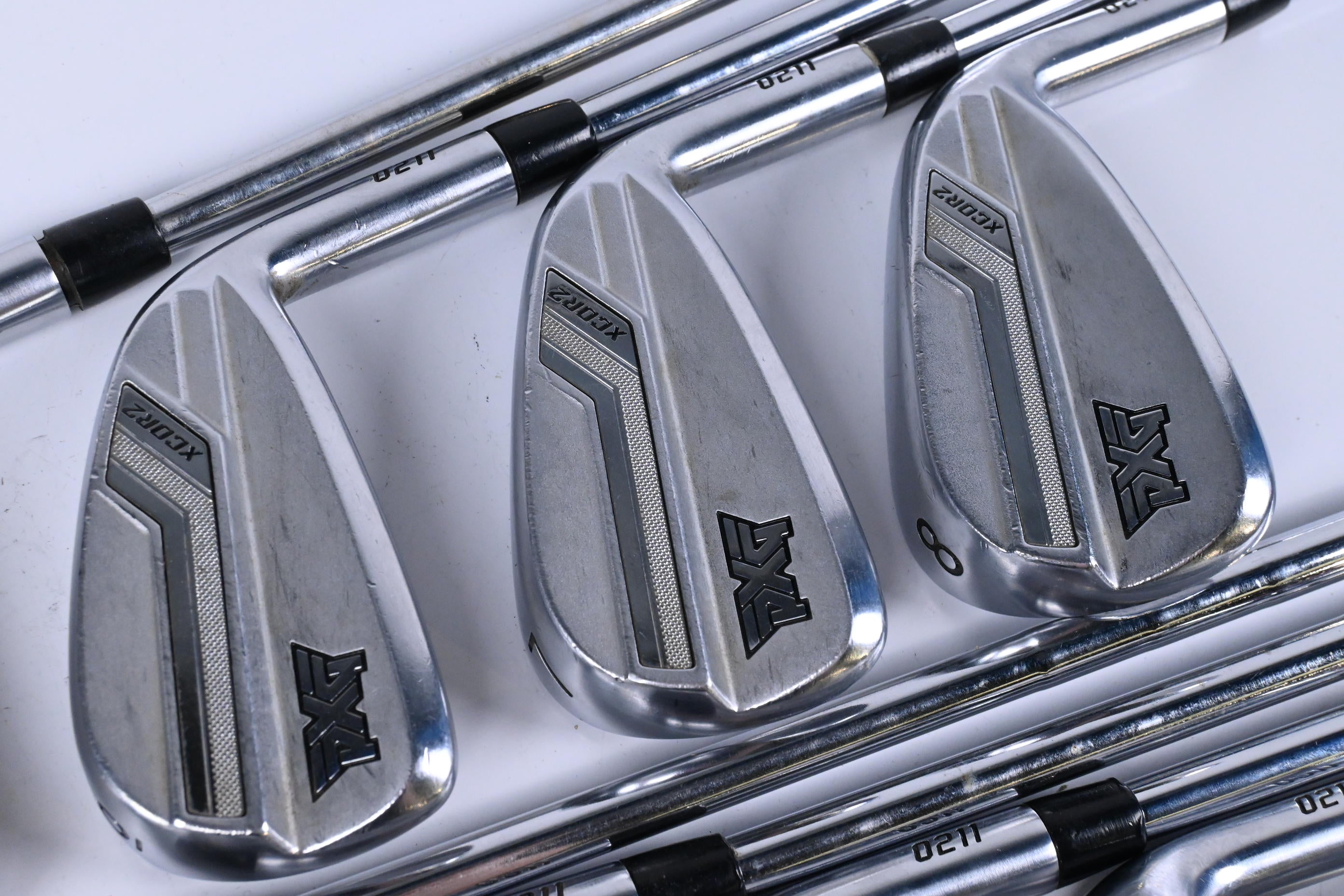 PXG 0211 XCOR2 Irons / 5-PW+GW+SW+LW / Stiff Flex KBS Tour Lite Shafts