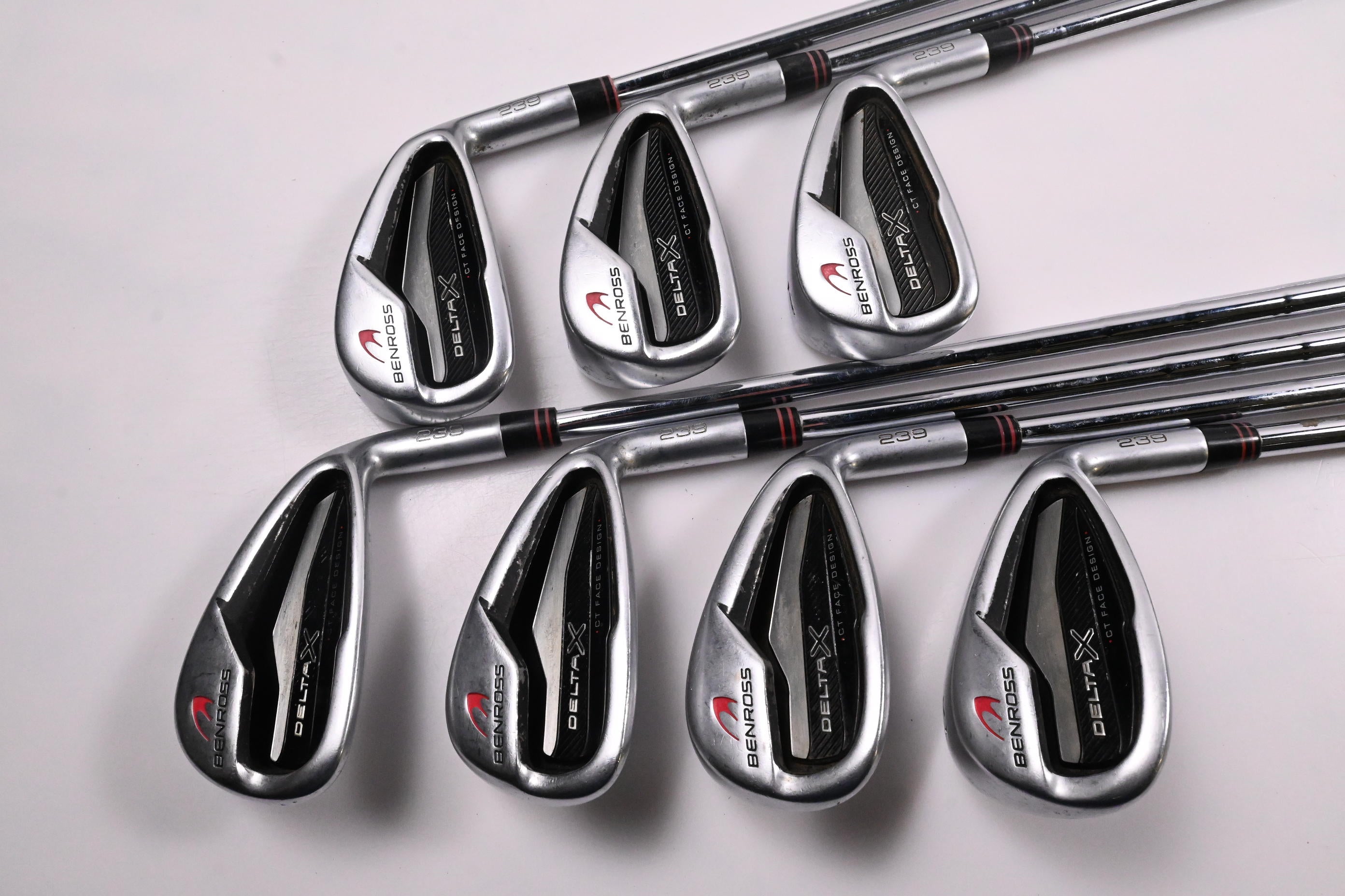 Benross Delta X Irons / 5-PW+SW / Regular Flex KBS Tour 105 Shafts