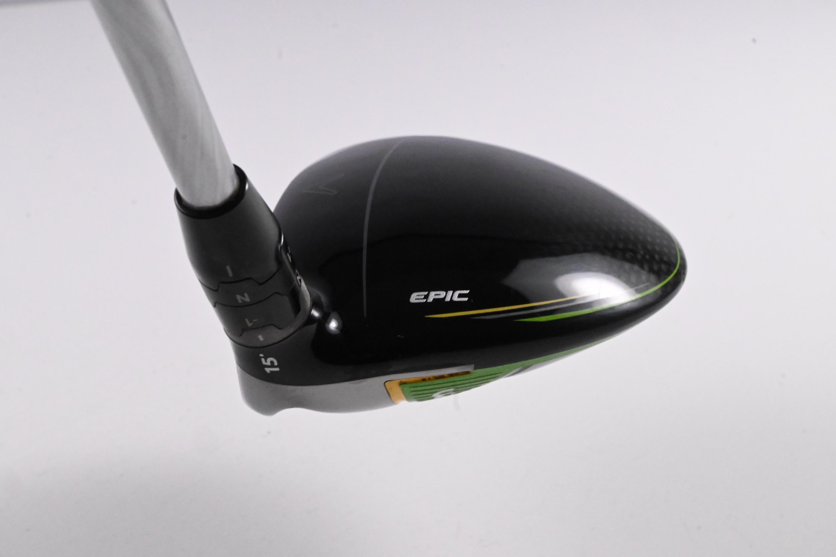 Callaway Epic Flash #3 Wood / 15 Degree / Stiff Flex Evenflow Green 65 Shaft