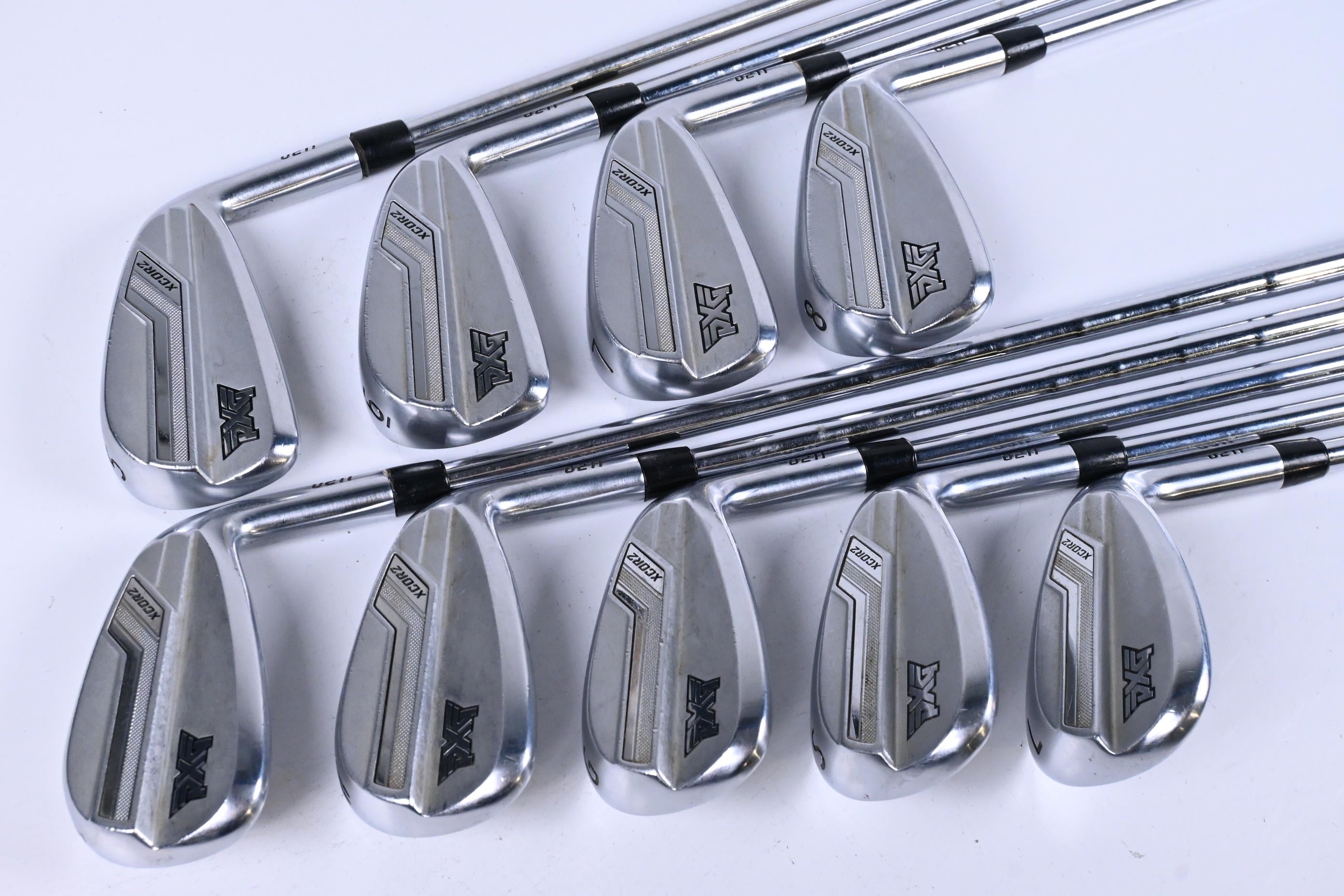 PXG 0211 XCOR2 Irons / 5-PW+GW+SW+LW / Stiff Flex KBS Tour Lite Shafts