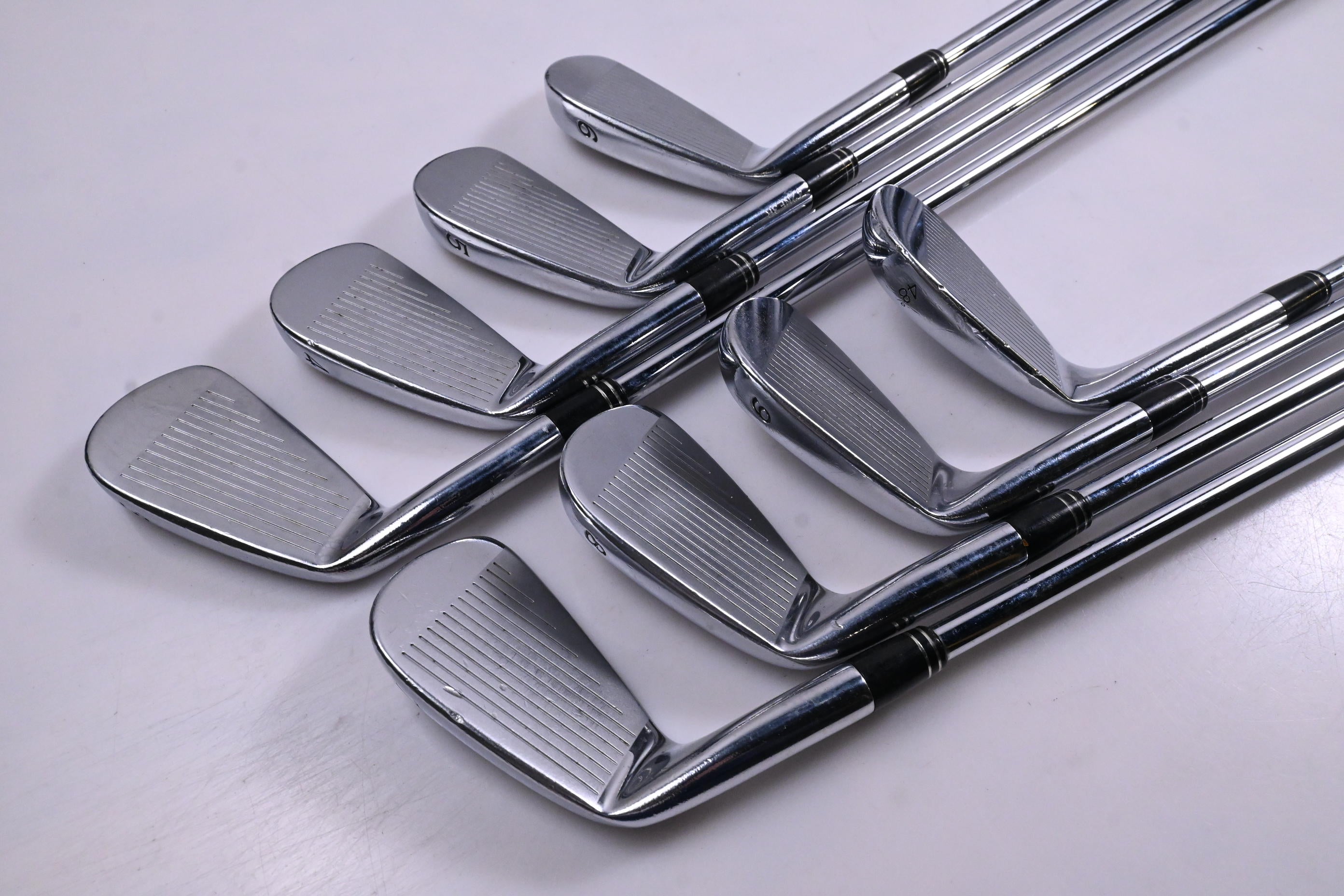 Taylormade RAC CB Coin Forged Irons / 3-PW / Stiff Flex Steel Shafts