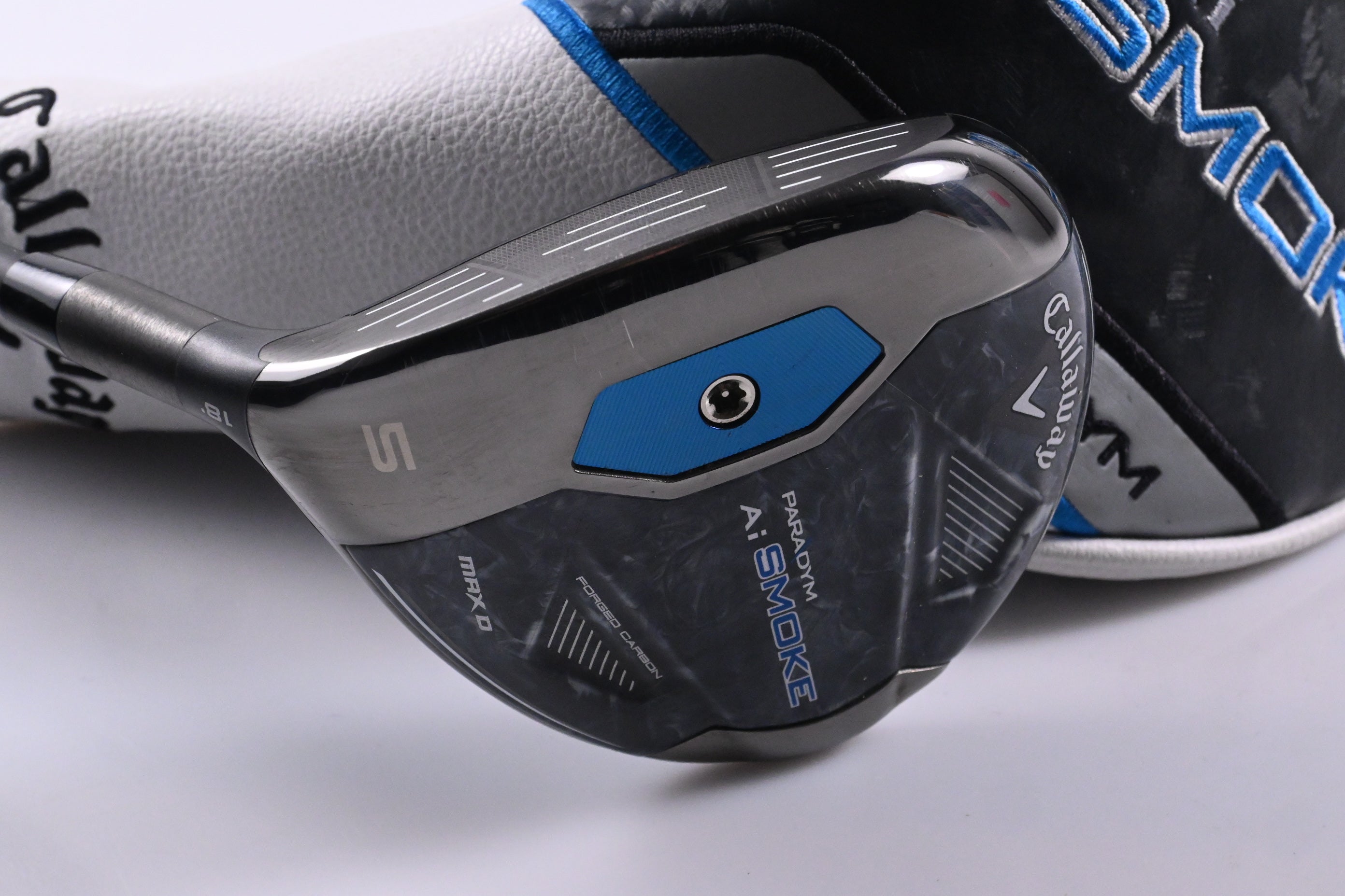 Left Hand Callaway Paradym Ai Smoke Max D #5 Wood / 18 Degree / Regular Flex Tensei AV