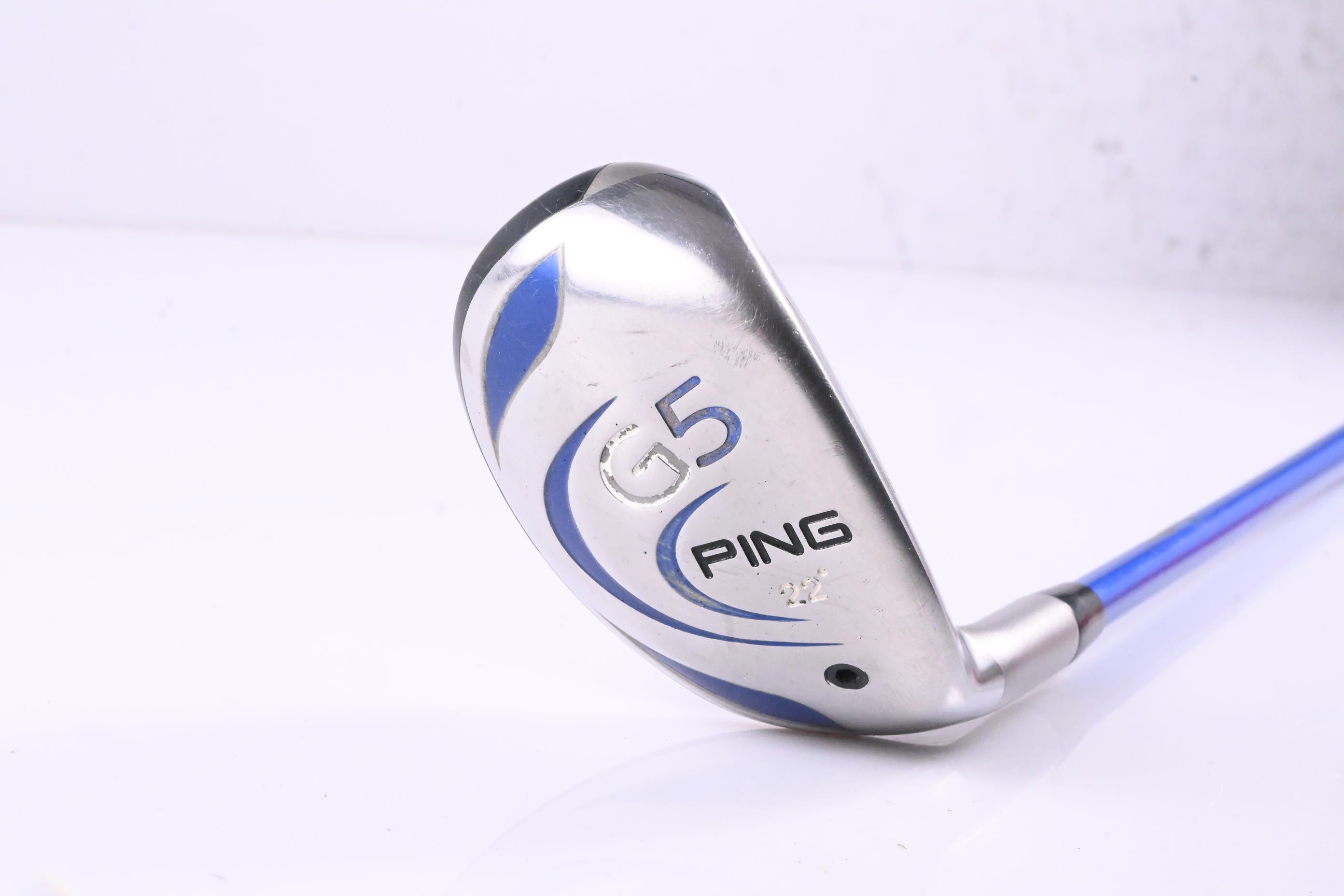 Ping G5 #4 Hybrid / 22 Degree / Stiff Flex ProLaunch Blue HY Series Shaft