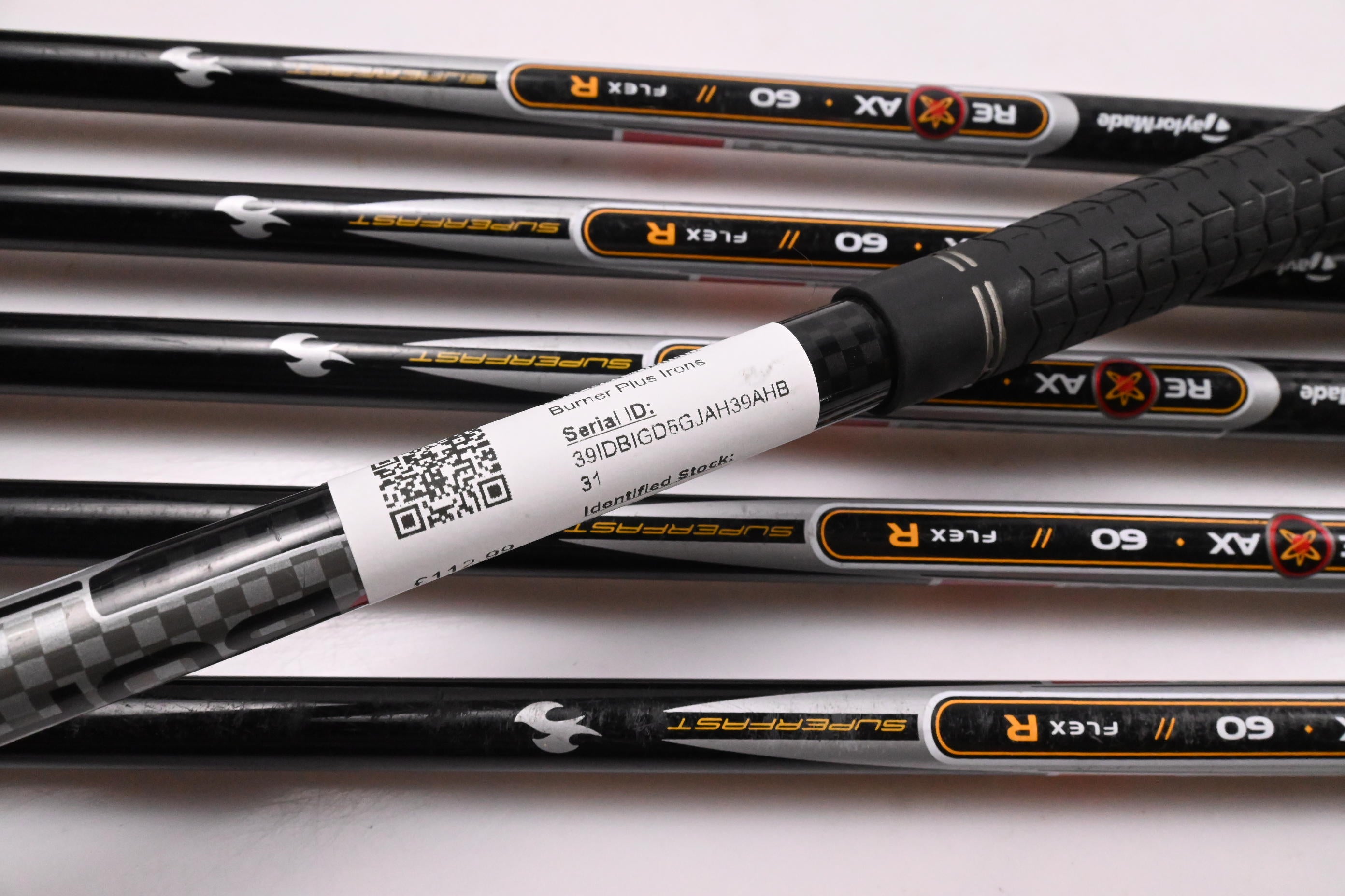 Taylormade Burner Plus Irons / 4-9i / Regular Flex Reax 60 Shafts
