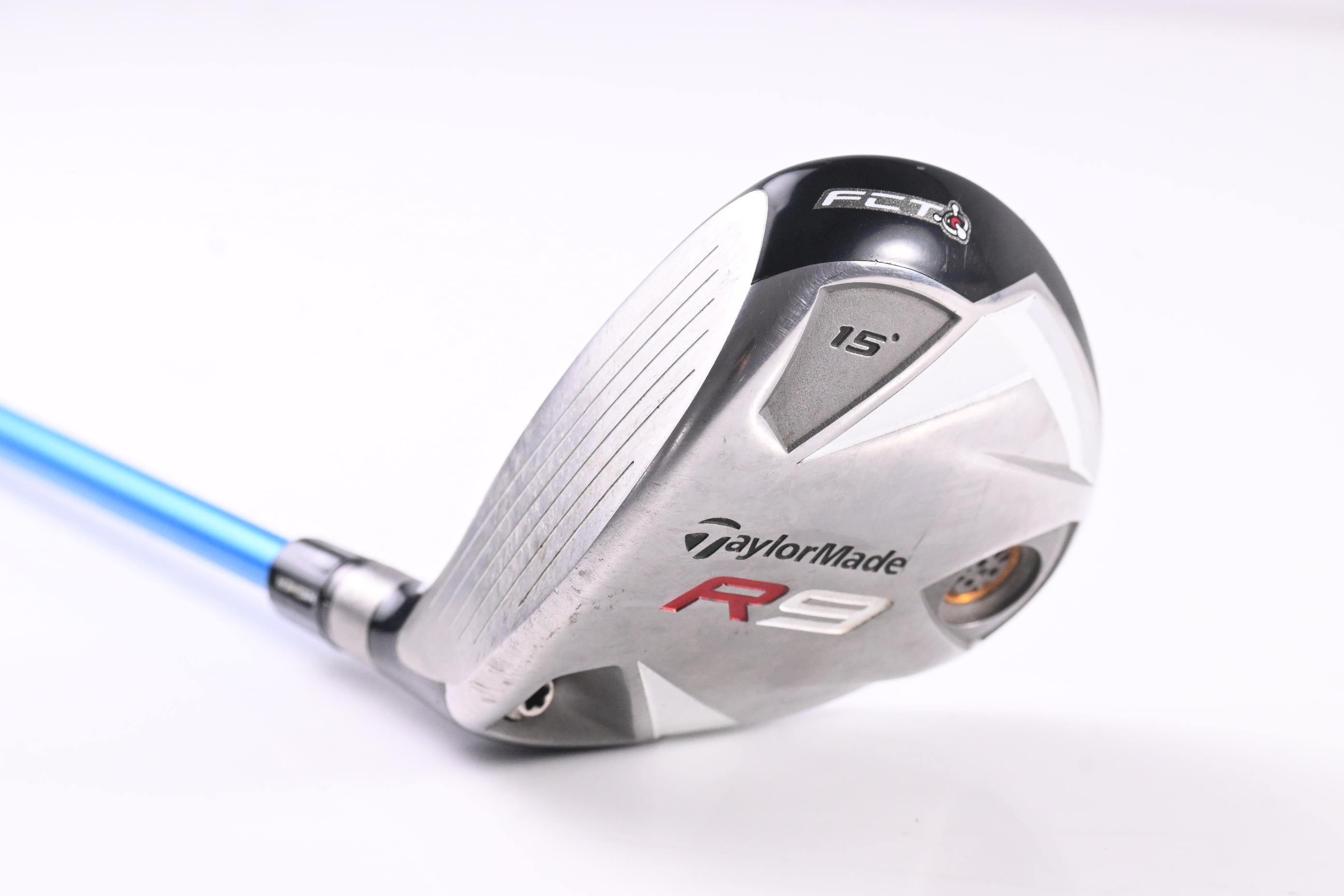 Left Hand Taylormade R9 #3 Wood / 15 Degree / Regular Flex Matrix Radix 5 Shaft