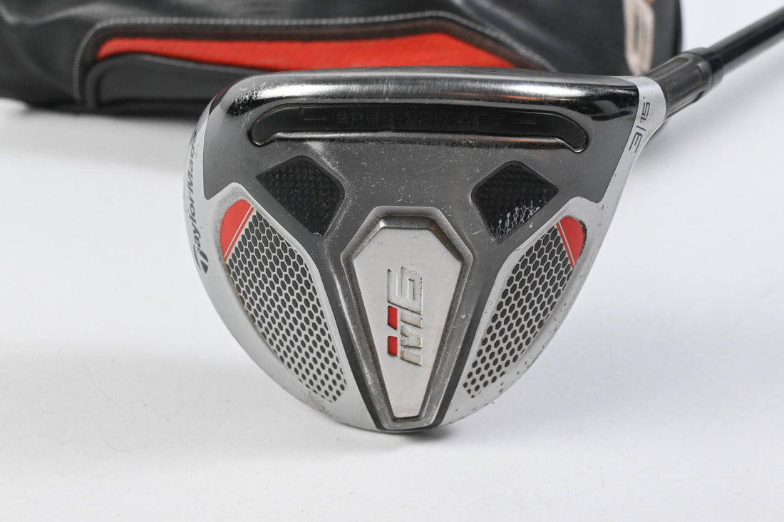 Taylormade M6 #3 Wood / 15 Degree / Regular Flex Fujikura Atmos Orange 5 Shaft