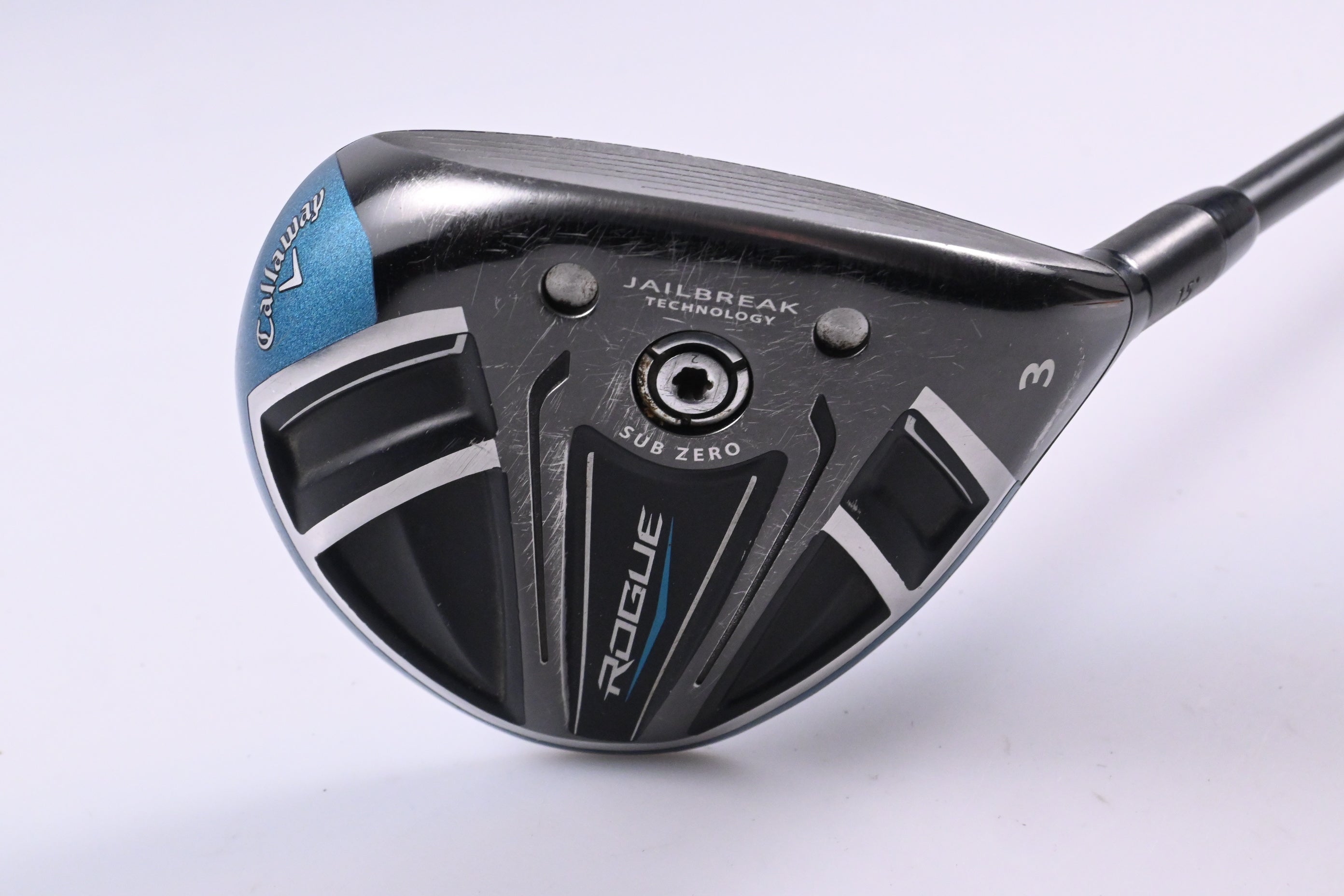 Callaway Rogue #3 Wood / 15 Degree / X-Flex HZRDUS Smoke Yellow 75 Shaft