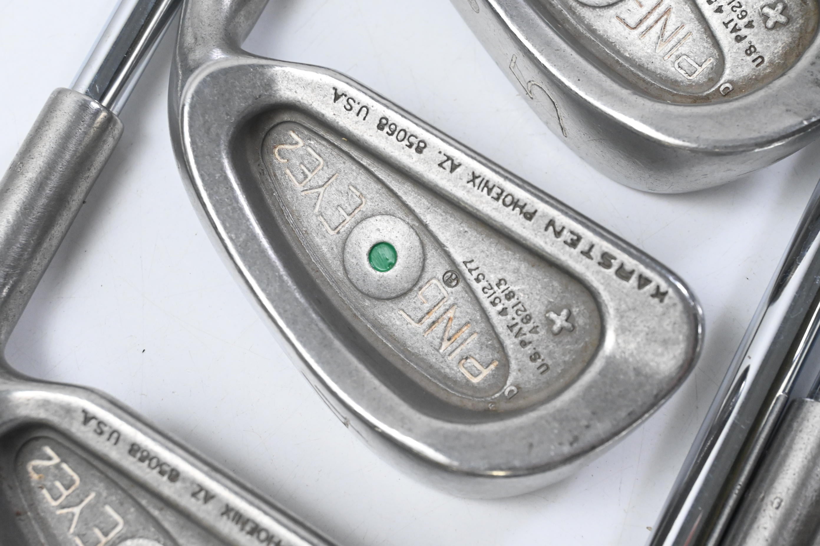 Ping Eye 2+ Irons / 3-PW+SW / Green Dot / Regular Flex Ping AWT 2.0 Shafts