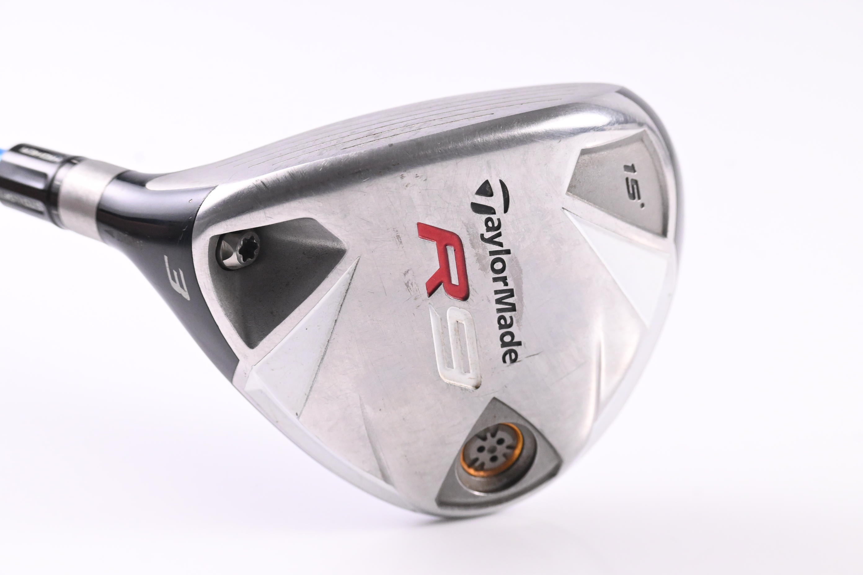 Left Hand Taylormade R9 #3 Wood / 15 Degree / Regular Flex Matrix Radix 5 Shaft