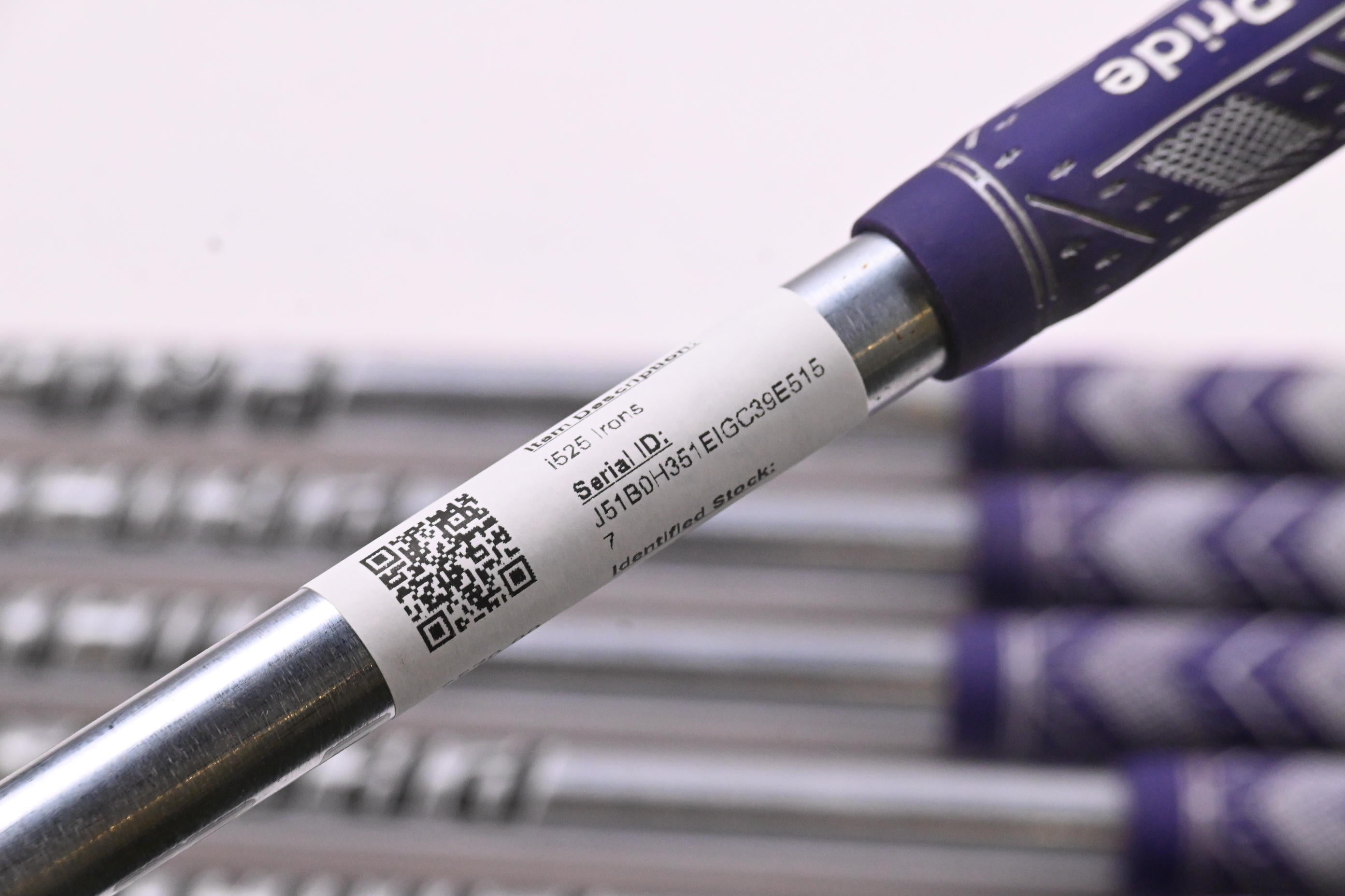 Ping i525 Irons / 5-PW+GW / Black Dot / Stiff Flex Project X IO 110 Shafts
