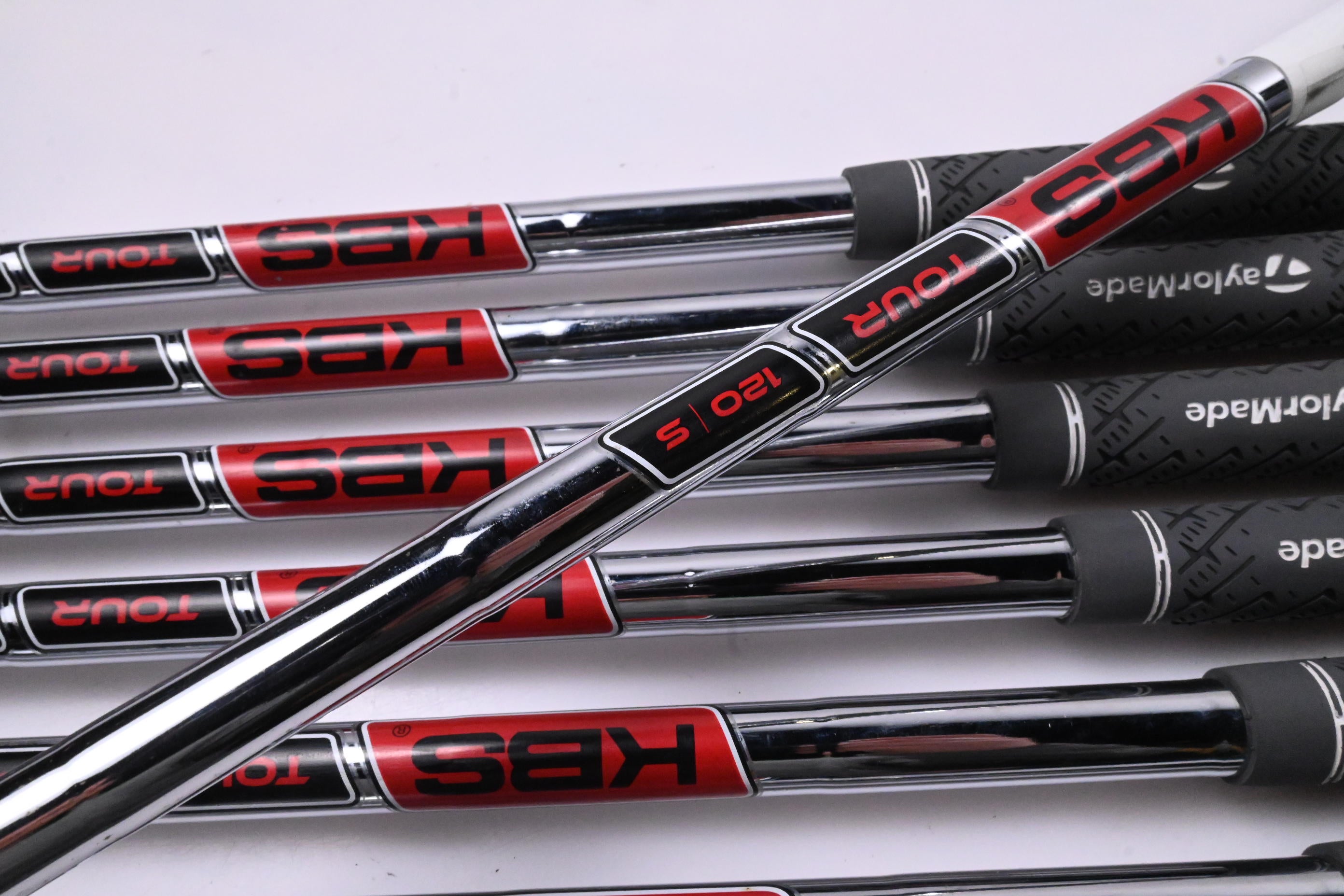 Taylormade P7MC 2020 Irons / 4-PW / Stiff Flex KBS Tour 120 Shafts