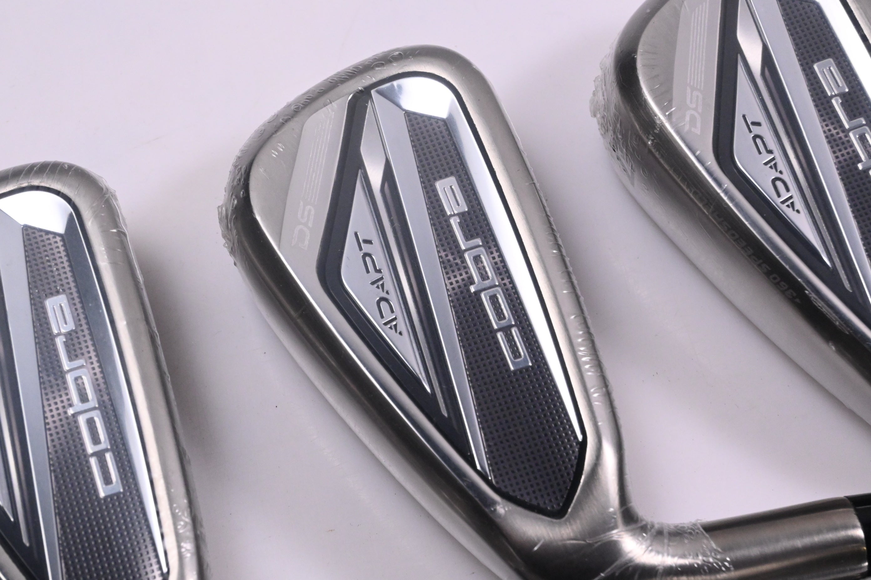 Left Hand Cobra DS-Adapt Irons / 5-PW+GW / Stiff Flex KBS Tour Lite Shafts
