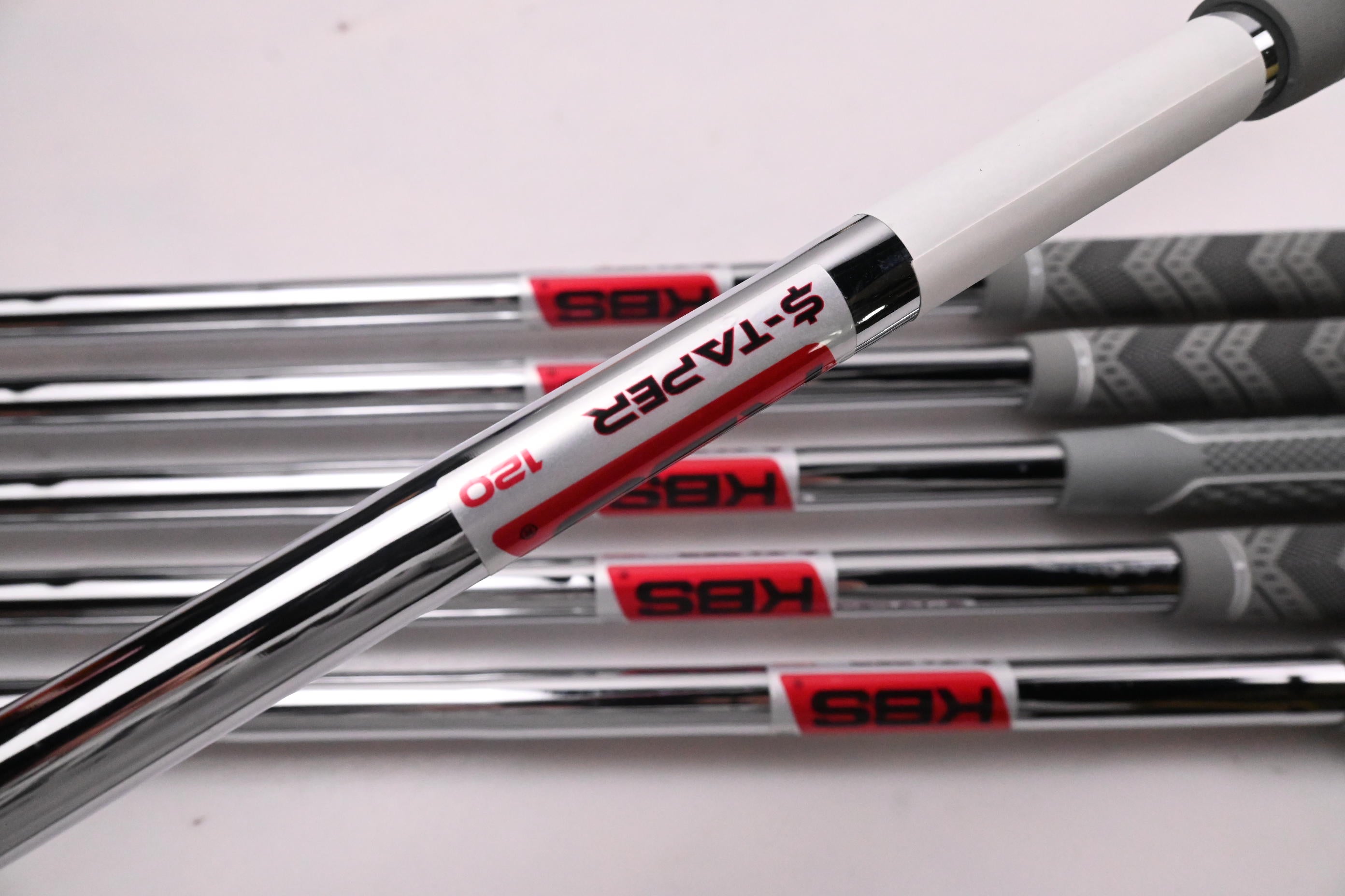 Titleist T250/T150 2025 Irons / 5-PW / Stiff Flex KBS $-Taper 120 Shafts