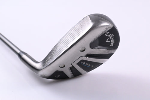 Left Hand Callaway Rogue #3 Hybrid / 19 Degree / Regular Flex Aldila Synergy 60