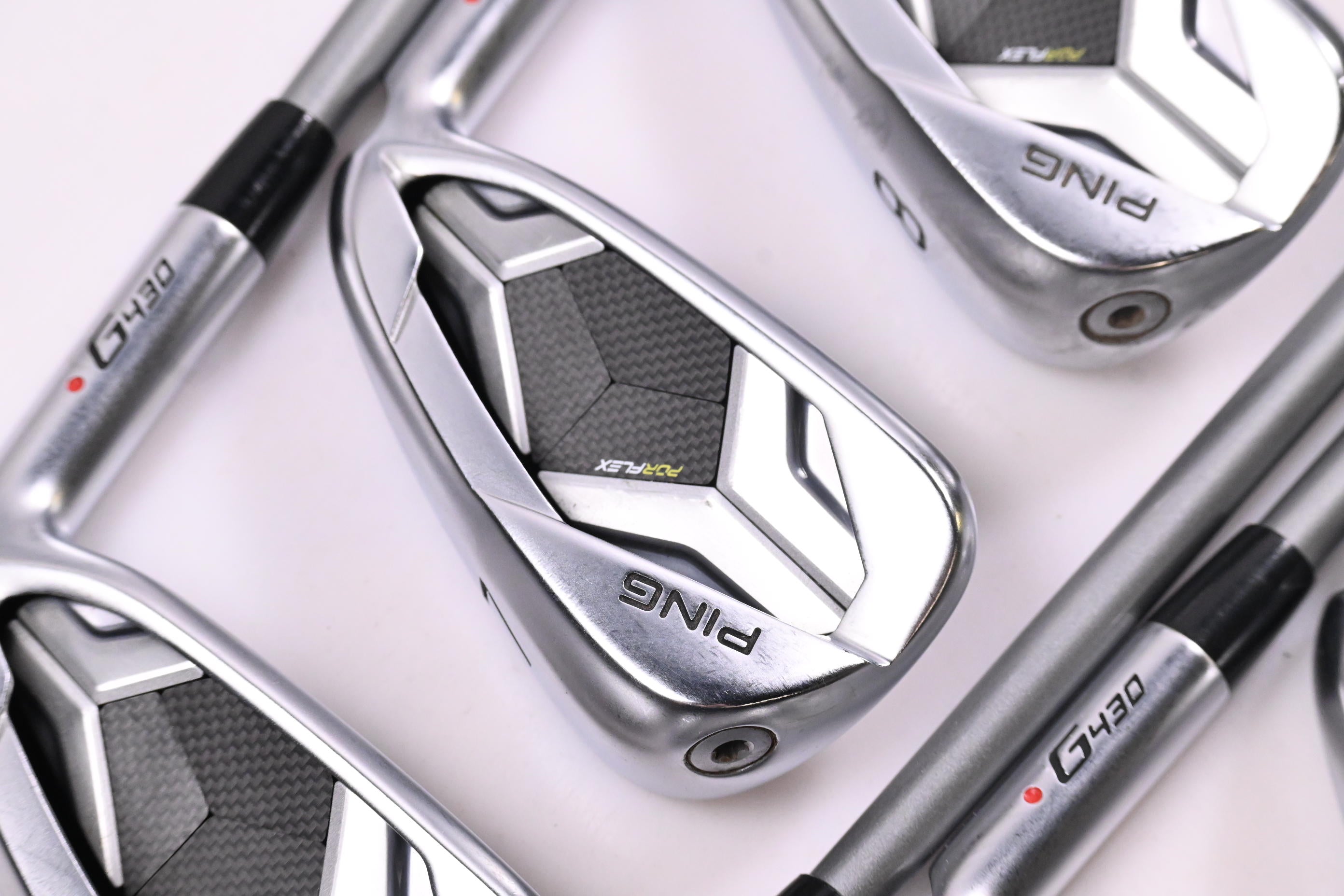 Ladies Ping G430 Irons / 6-PW+45°+54° / Red Dot / Senior Flex Ping Alta Quick 45