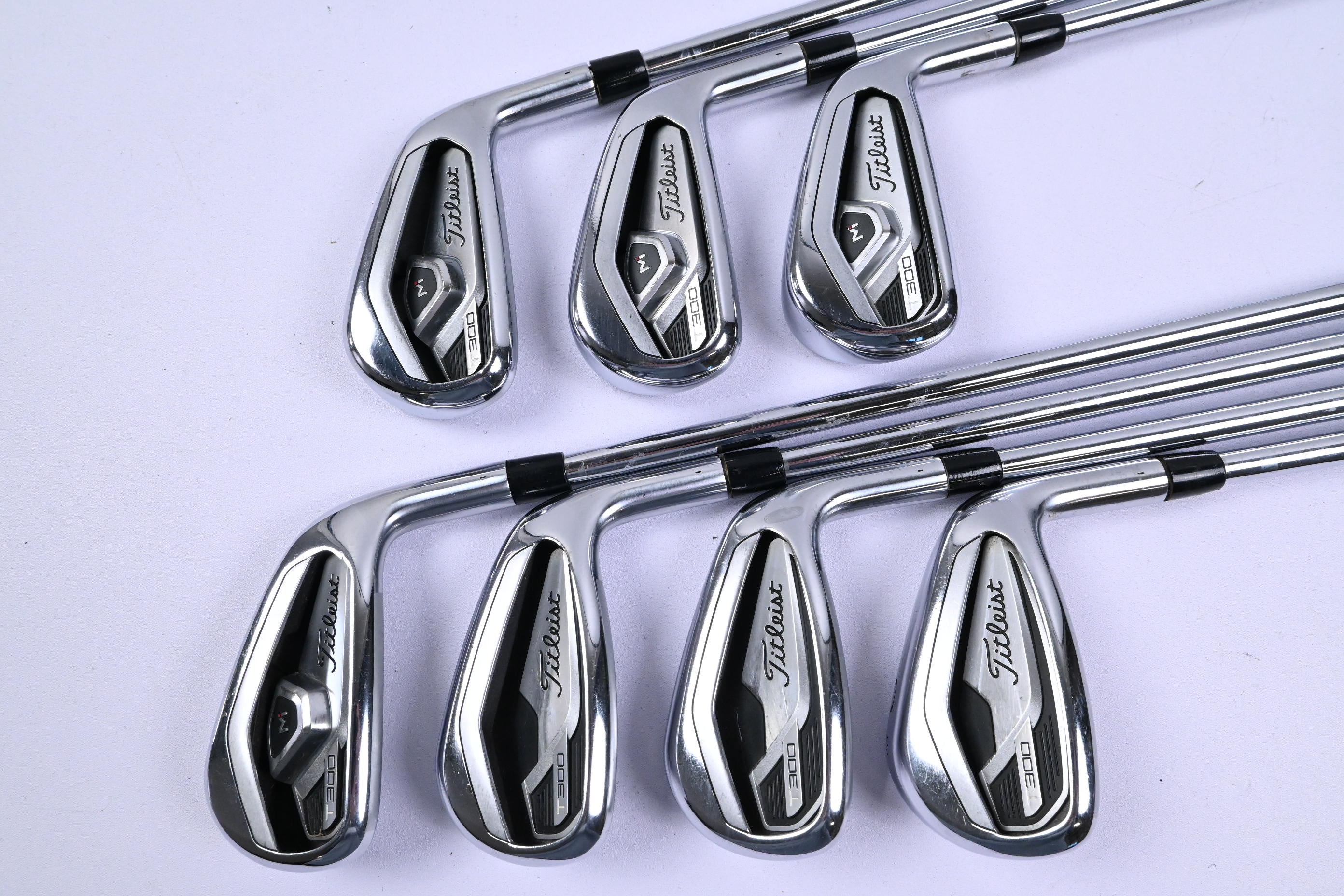 Titleist T300 2021 Irons / 4-PW / Stiff Flex Project X LZ 120 Shafts