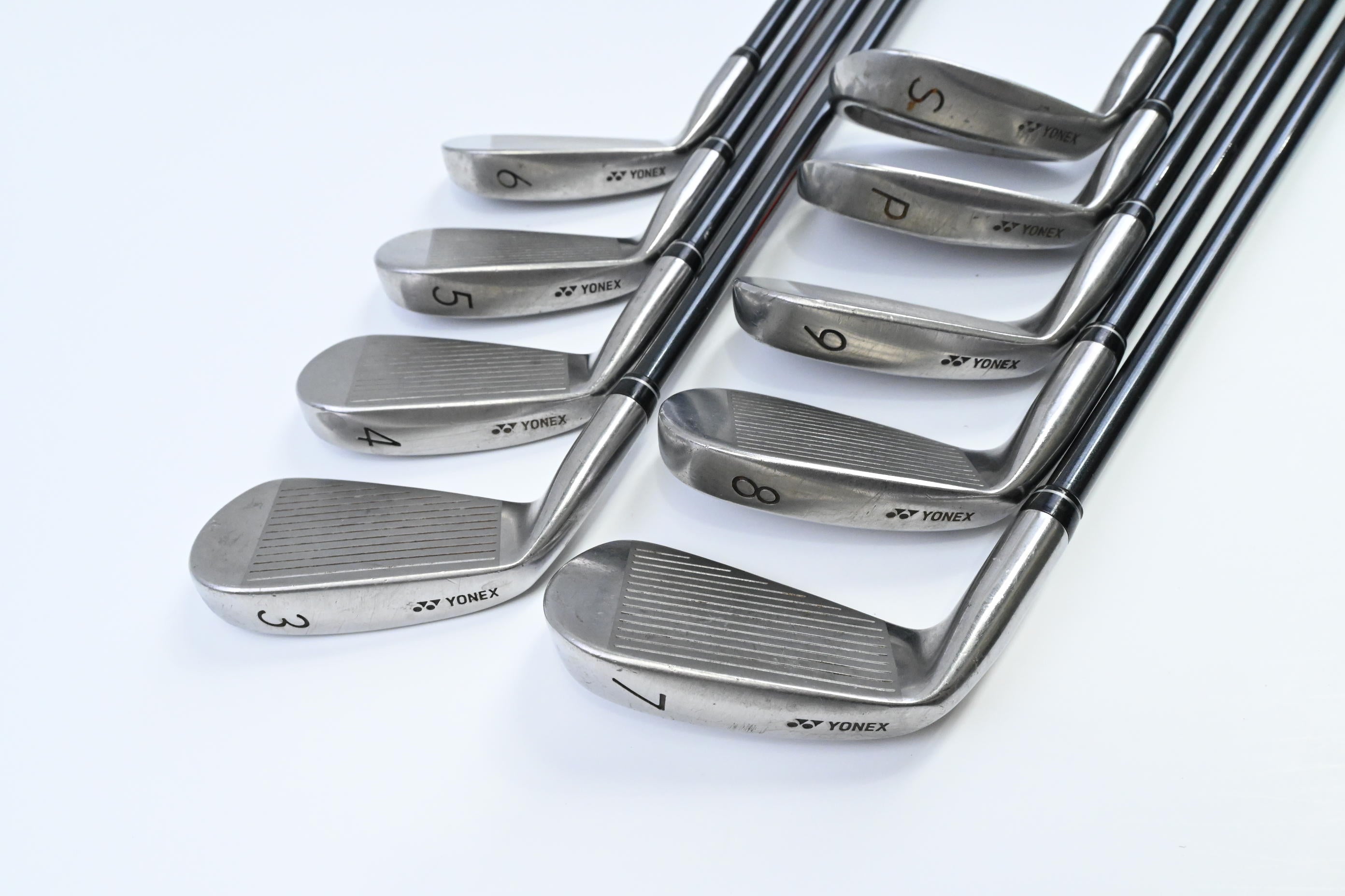 Yonex V-Mass 260 Irons / 3-PW+SW / Stiff Flex Yonex UltimumTi 5 Shafts