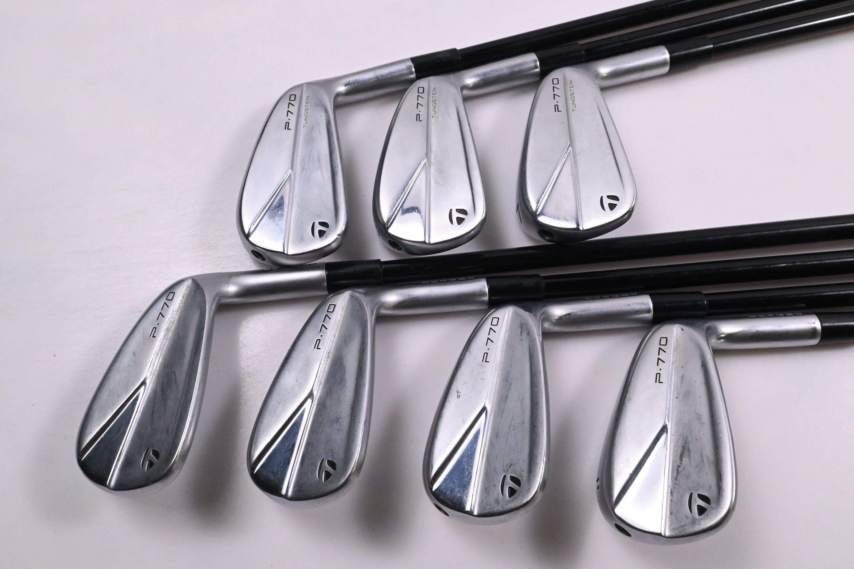 Taylormade P770 2023 Irons / 5-PW+GW / Stiff Flex MMT Black 105 Shafts