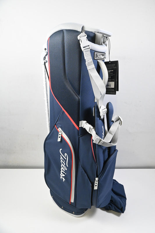 Titleist Players S5 Stand Bag / 5-Way Divider / Navy, Grey & Red