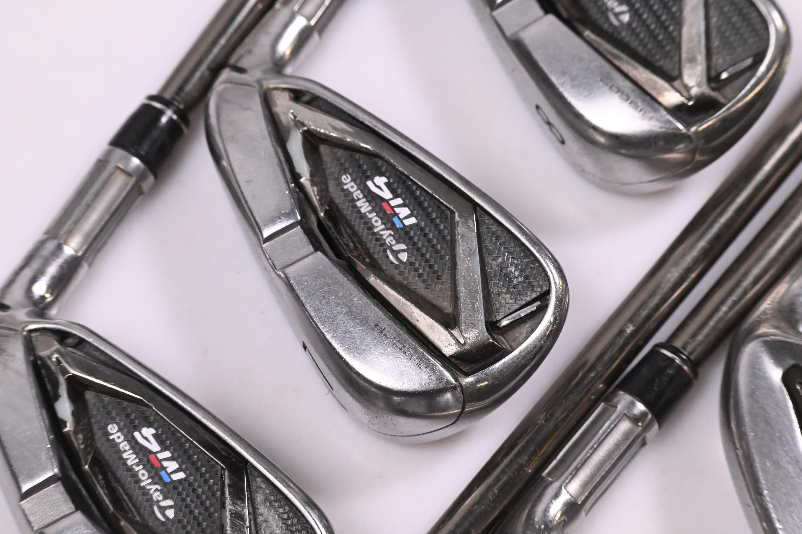 Taylormade M4 Irons / 6-PW+SW+LW / Stiff Flex UST Recoil ES460 Shafts