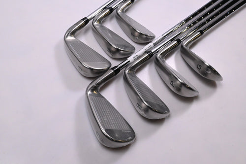 Left Hand Cobra DS-Adapt Irons / 5-PW+GW / Stiff Flex KBS Tour Lite Shafts