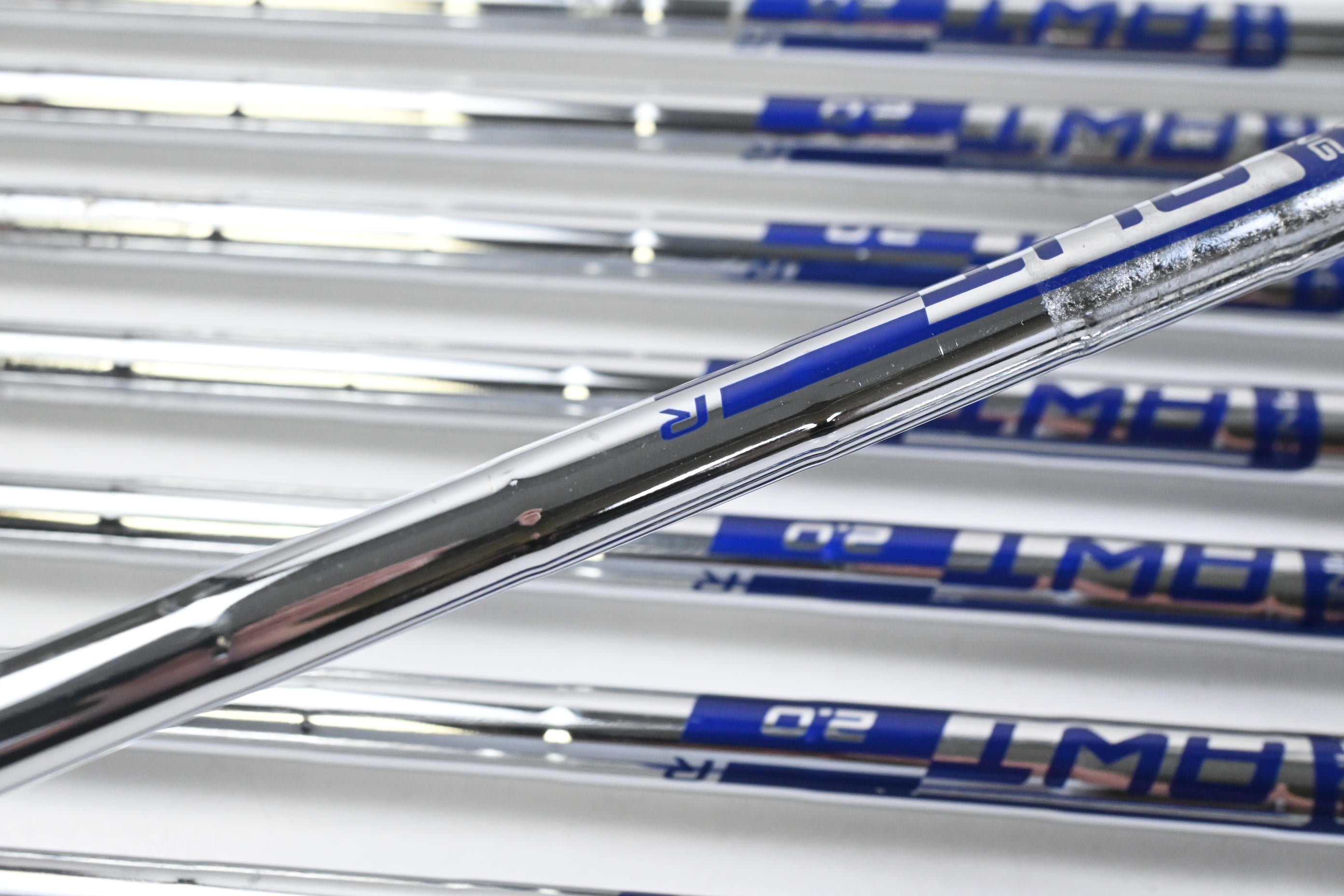 Ping Eye 2+ Irons / 3-PW+SW / Green Dot / Regular Flex Ping AWT 2.0 Shafts