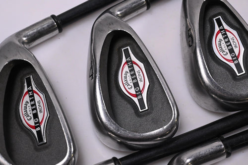 Callaway Big Bertha 2002 Irons / 3-PW+GW+SW / Firm Flex Callaway RCH 75 Shafts