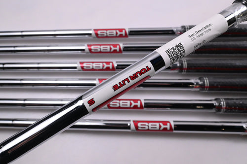 Left Hand Cobra DS-Adapt Irons / 5-PW+GW / Stiff Flex KBS Tour Lite Shafts