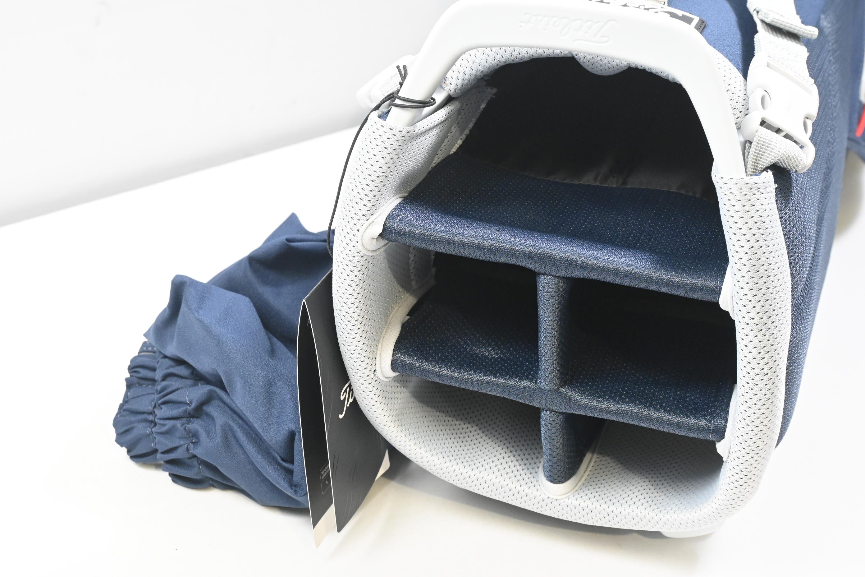 Titleist Players S5 Stand Bag / 5-Way Divider / Navy, Grey & Red
