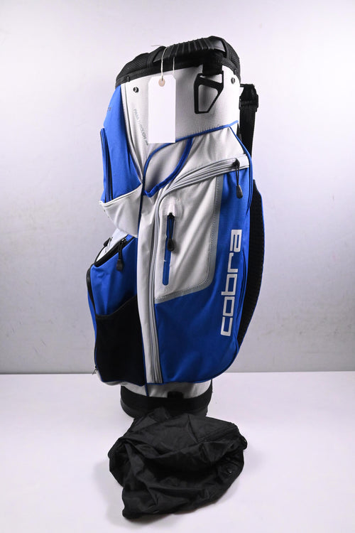 Cobra Cart Bag / 14-Way Divider / White, Blue